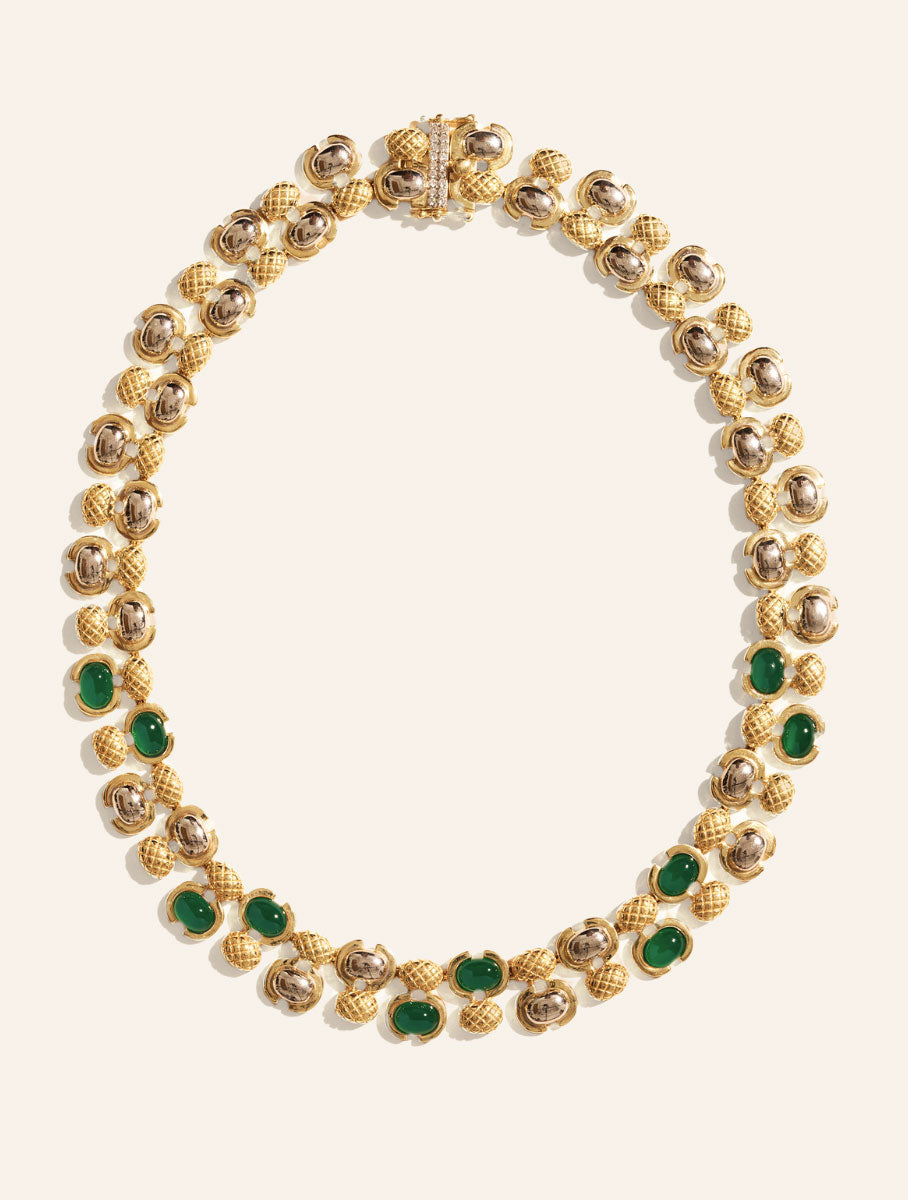 Collier Amara - Onyx Vert