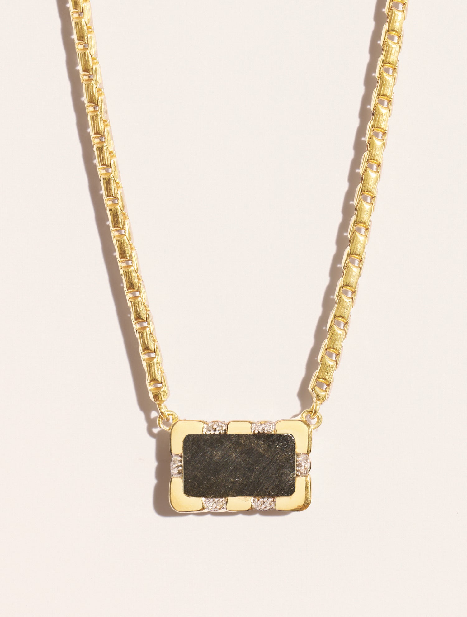 Collier Bianca - Obsidienne dorée