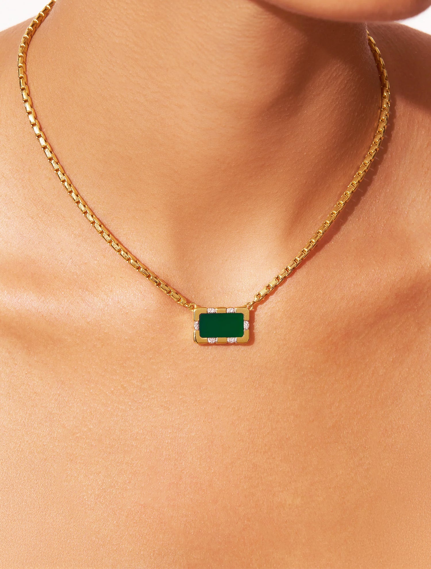 Collier Bianca - Onyx Vert