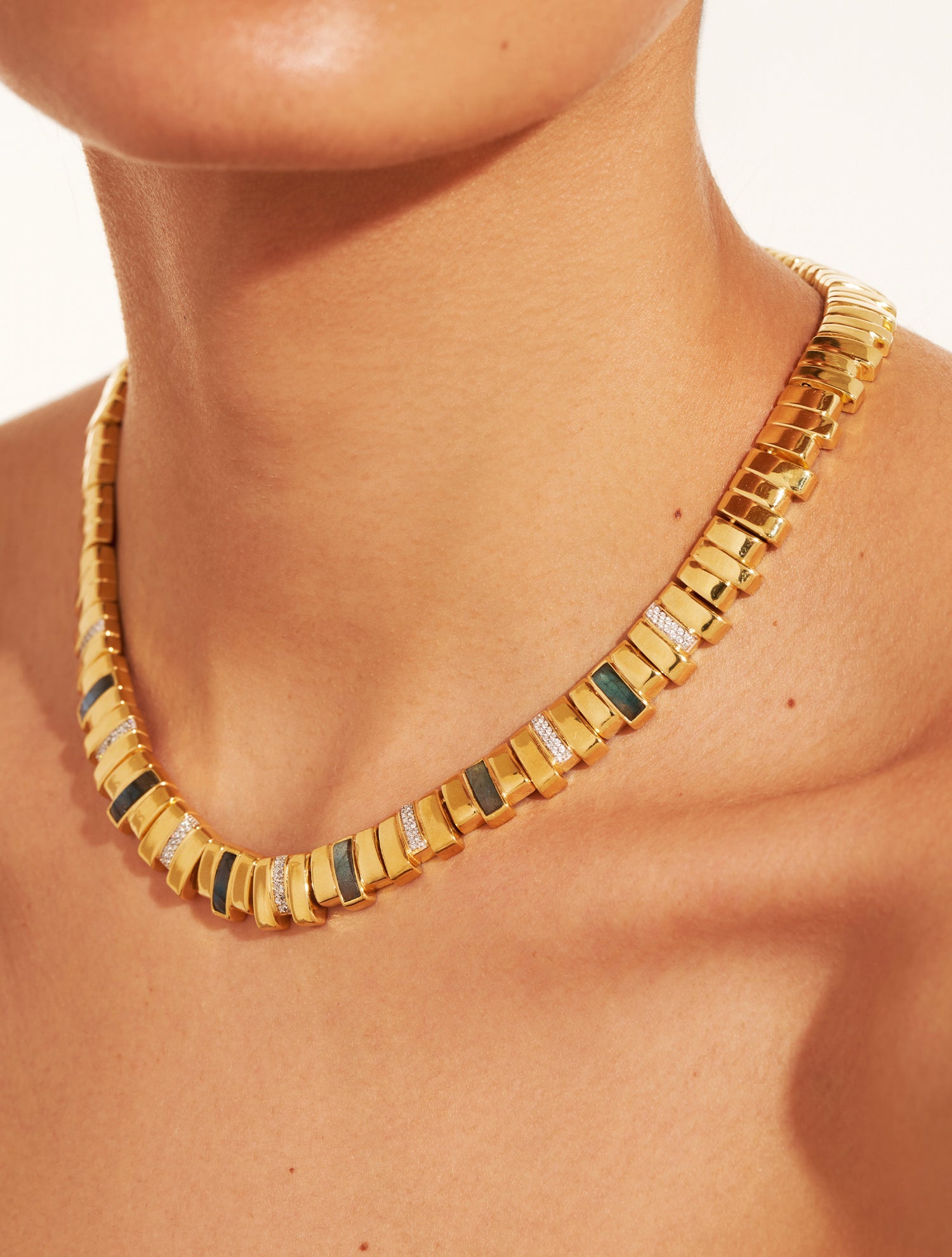 Collier Empreinte - Labradorite