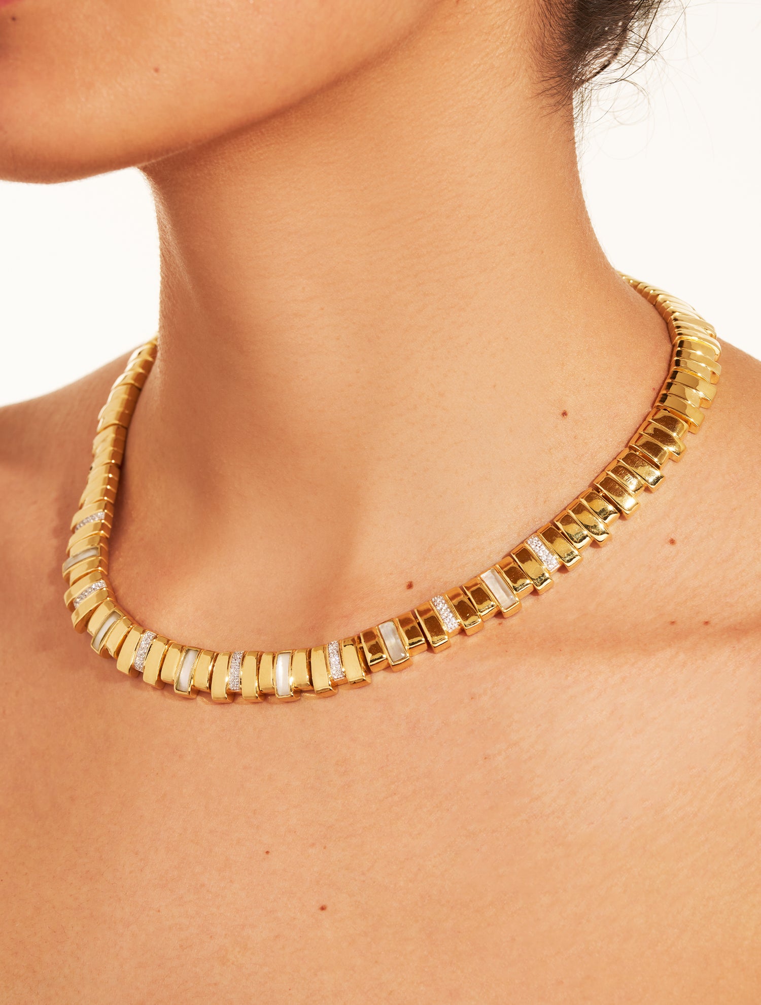 Collier Empreinte - Nacre