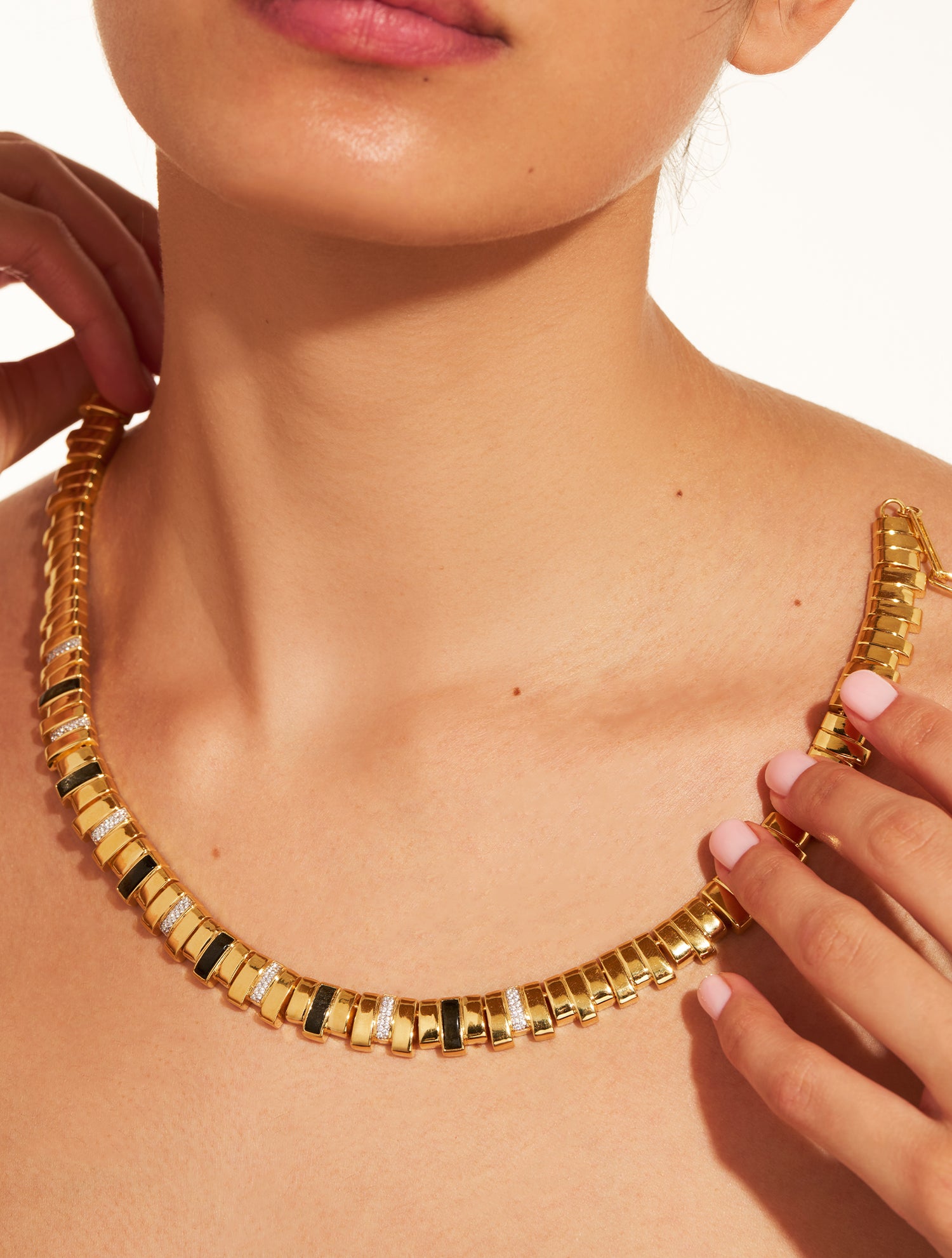 Empreinte Necklace - Golden Obsidian