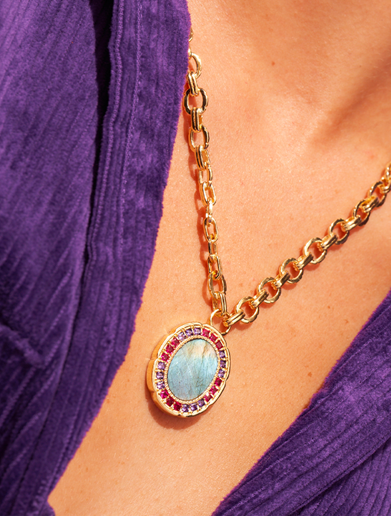 Collier Hera - Labradorite