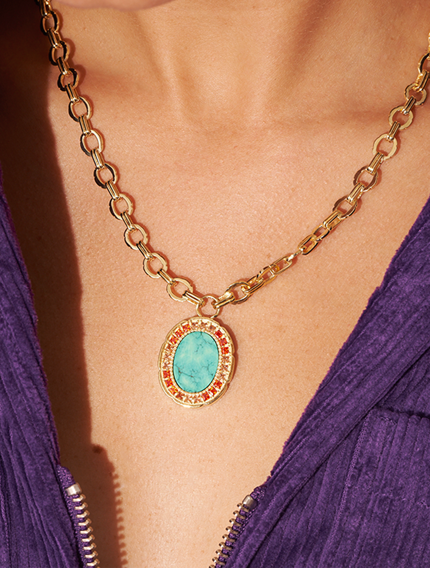 Hera Necklace - Turquoise