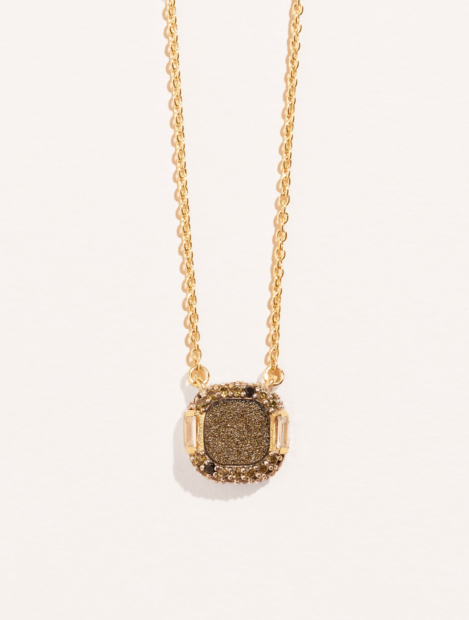 Collier Idylle - Obsidienne Dorée