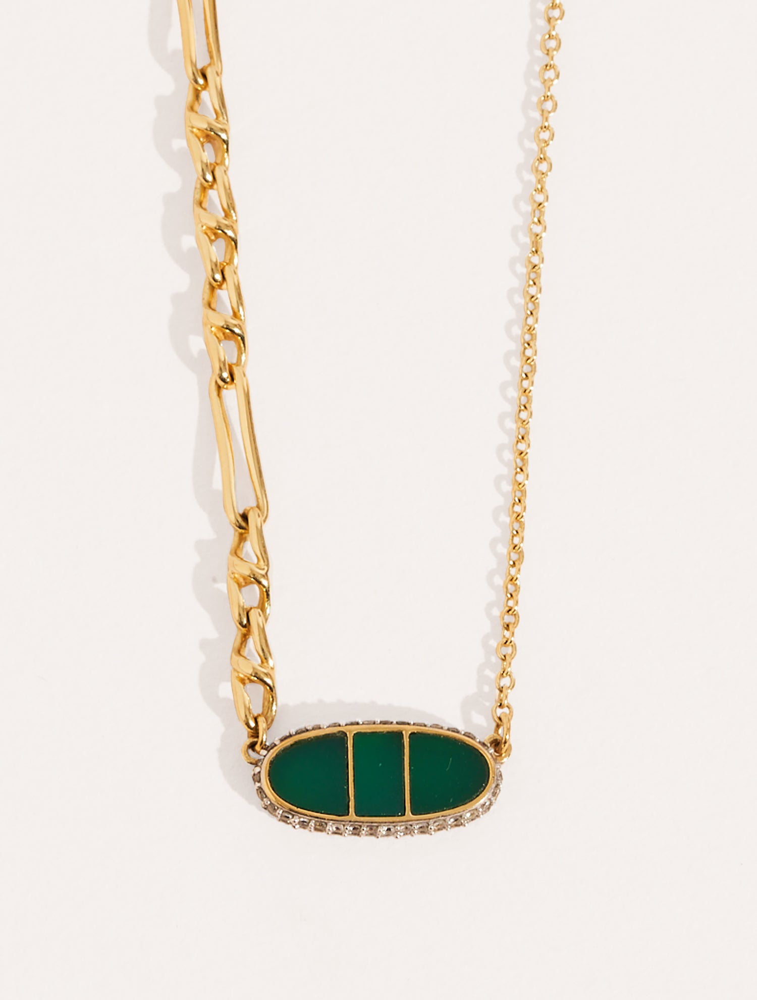 Collier Izy - Onyx Vert