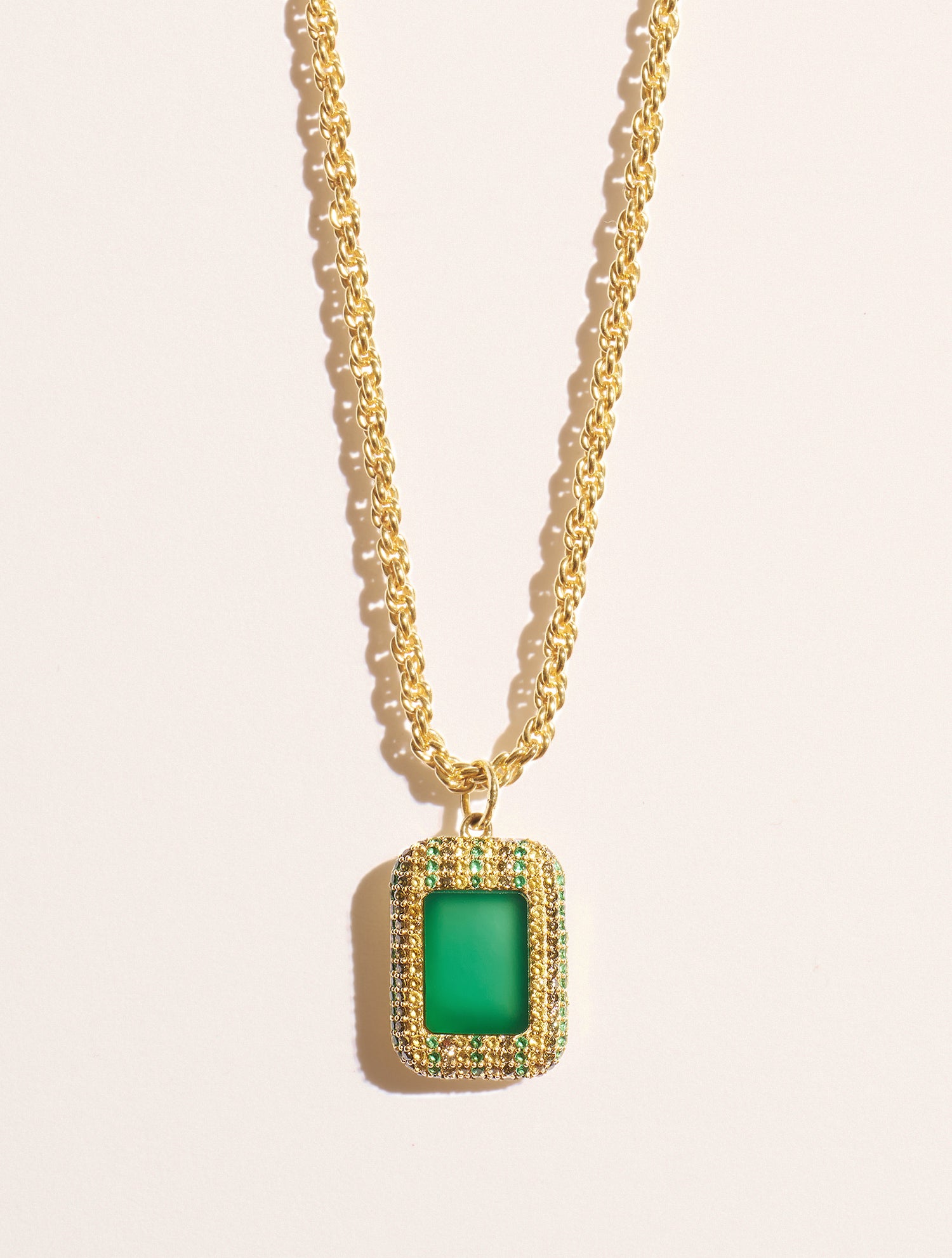 Karma Necklace - Green Onyx