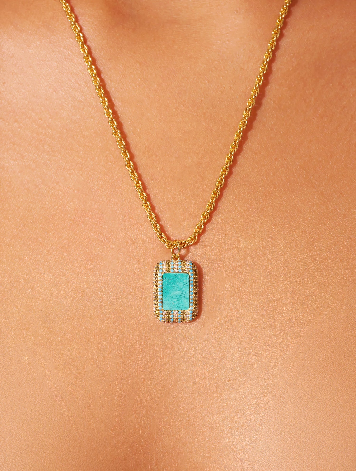 Karma Necklace - Turquoise