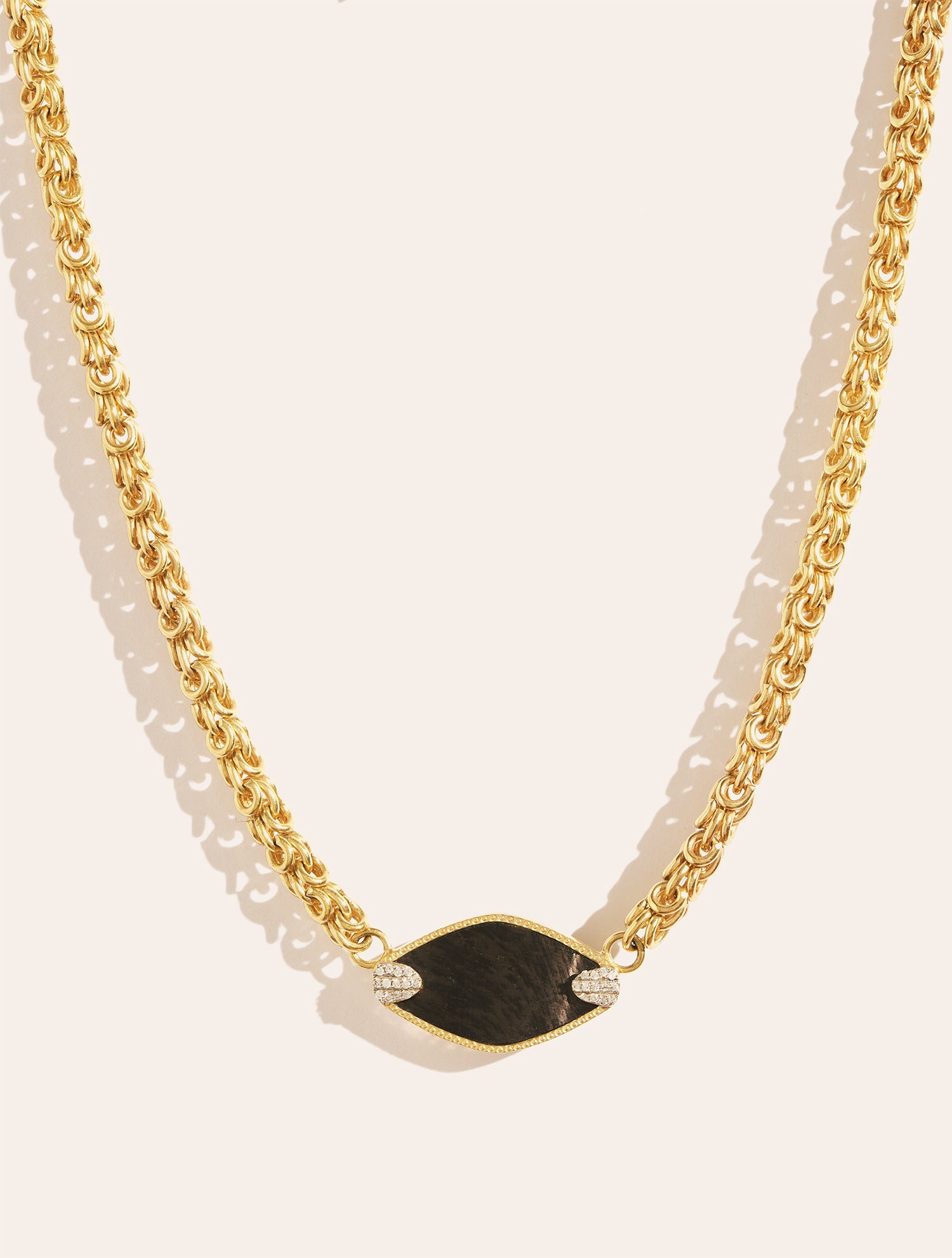 Collier Mayan - Onyx Texturé
