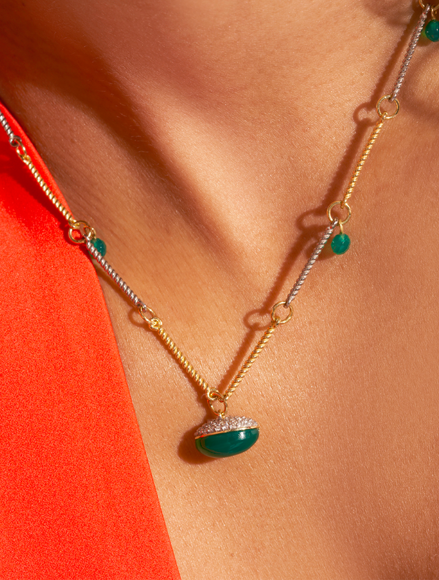 Collier Mirage - Onyx Vert