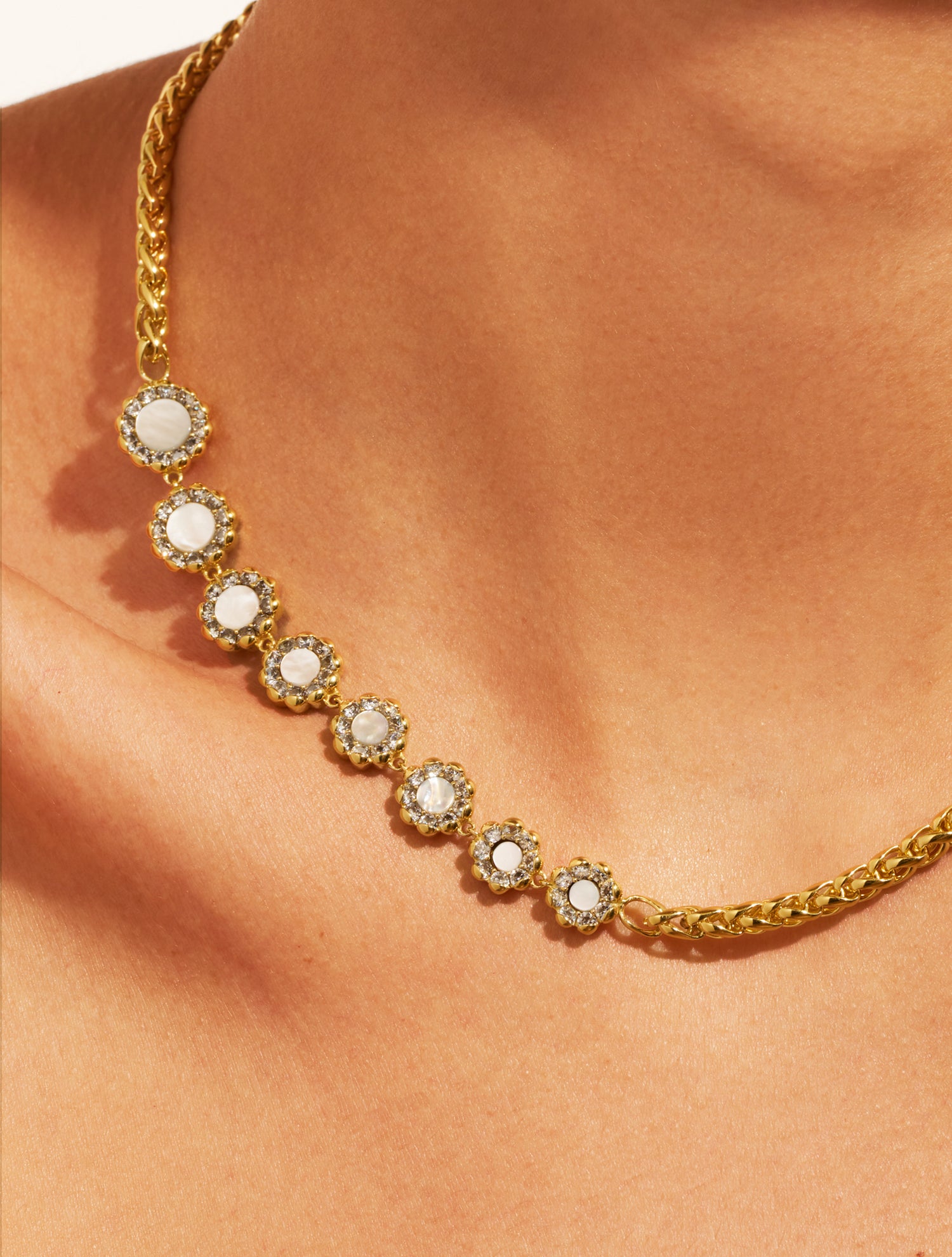 Collier Rive D'or - Nacre