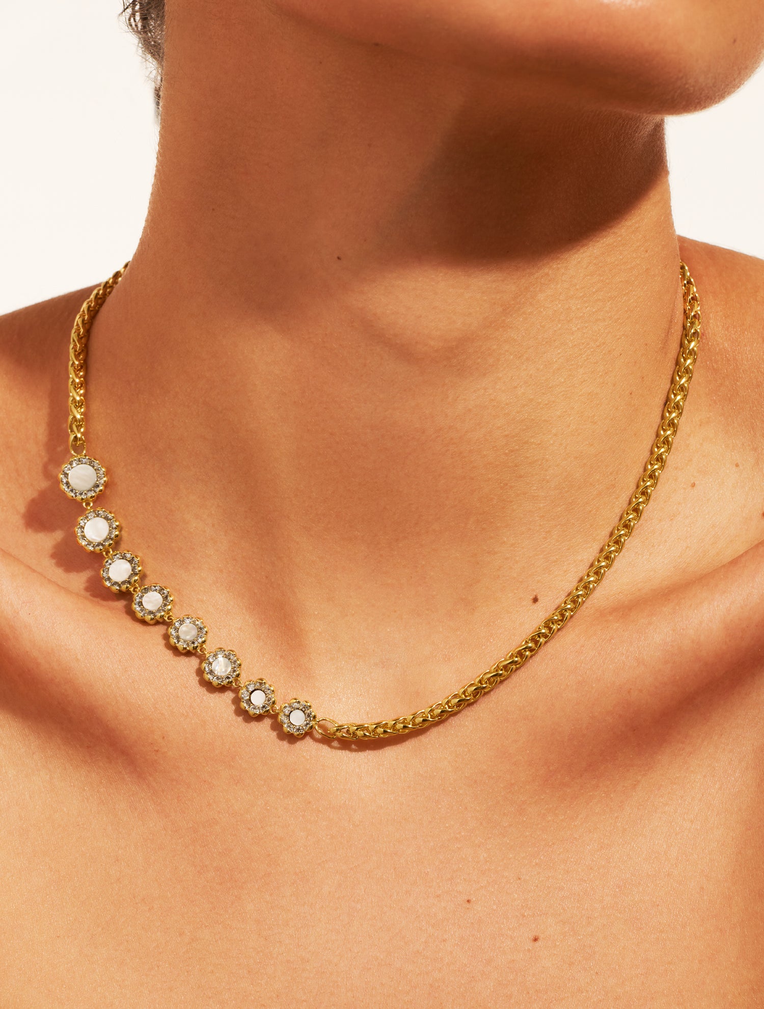 Collier Rive D'or - Nacre
