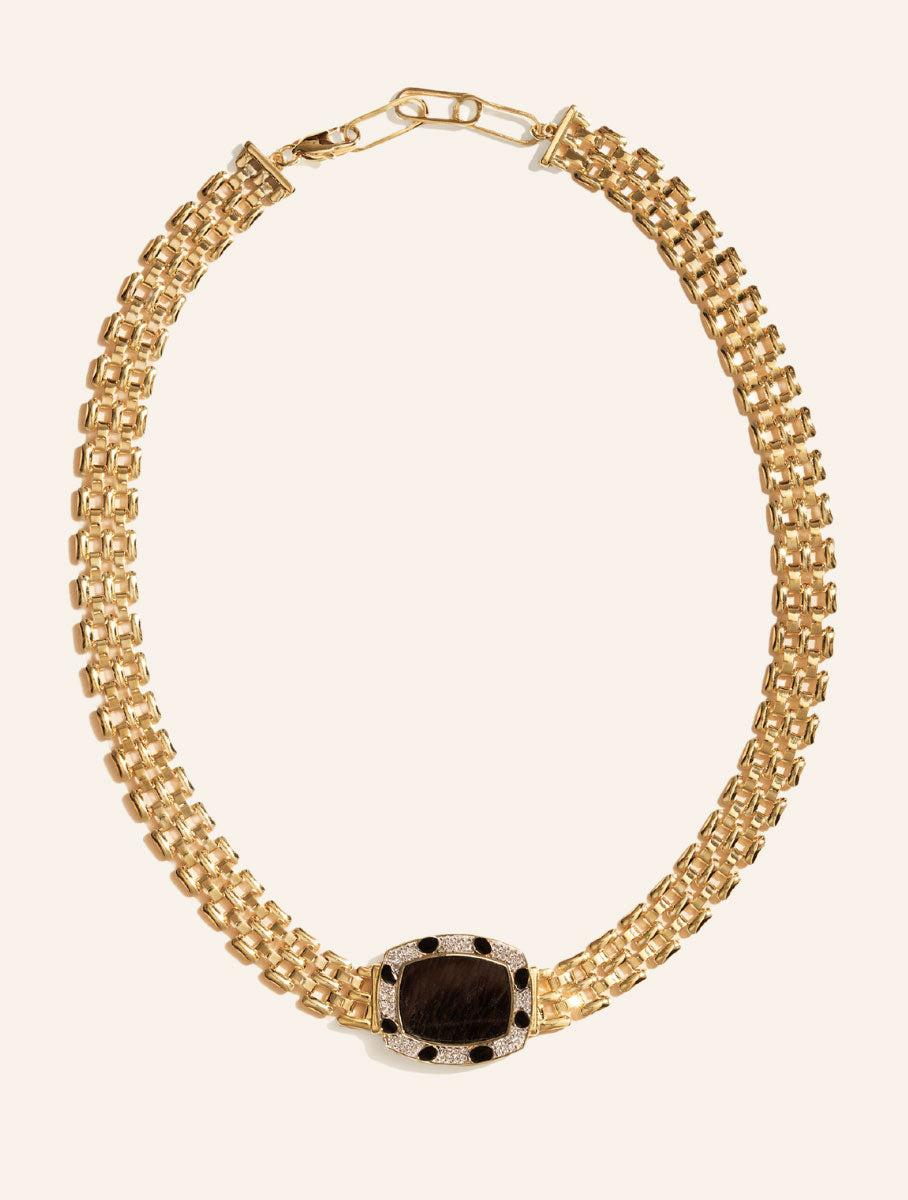 Collier Ranee - Onyx Texturé