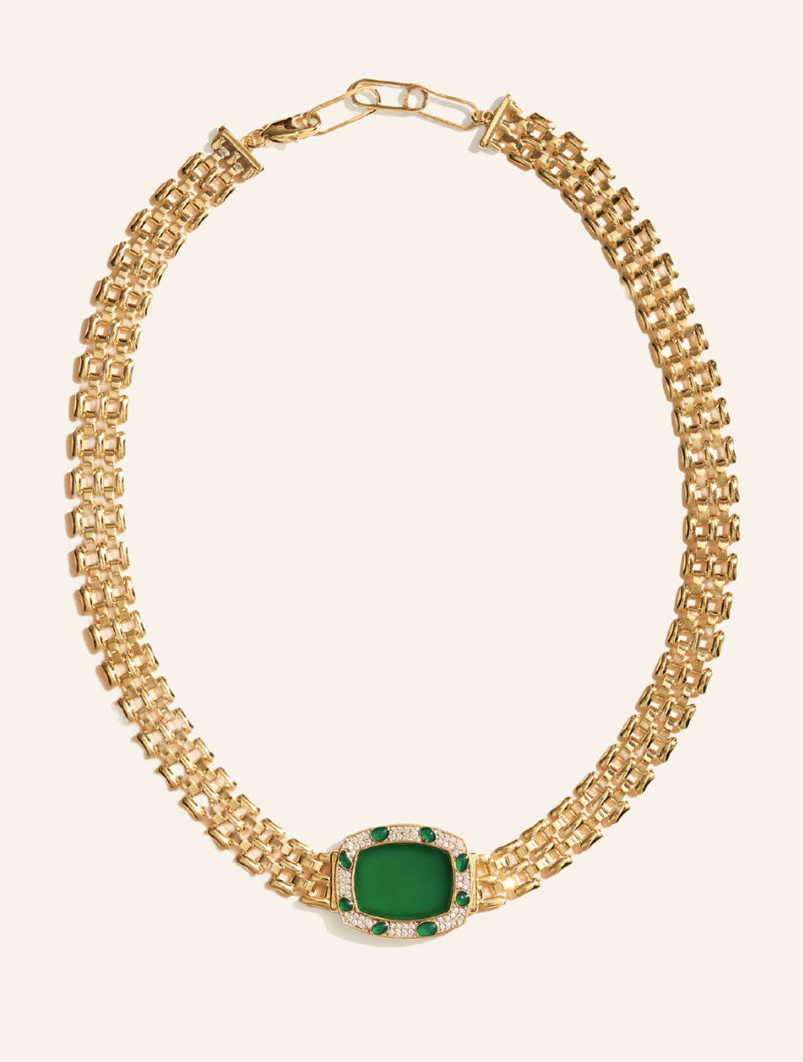 Collier Ranee - Onyx Vert