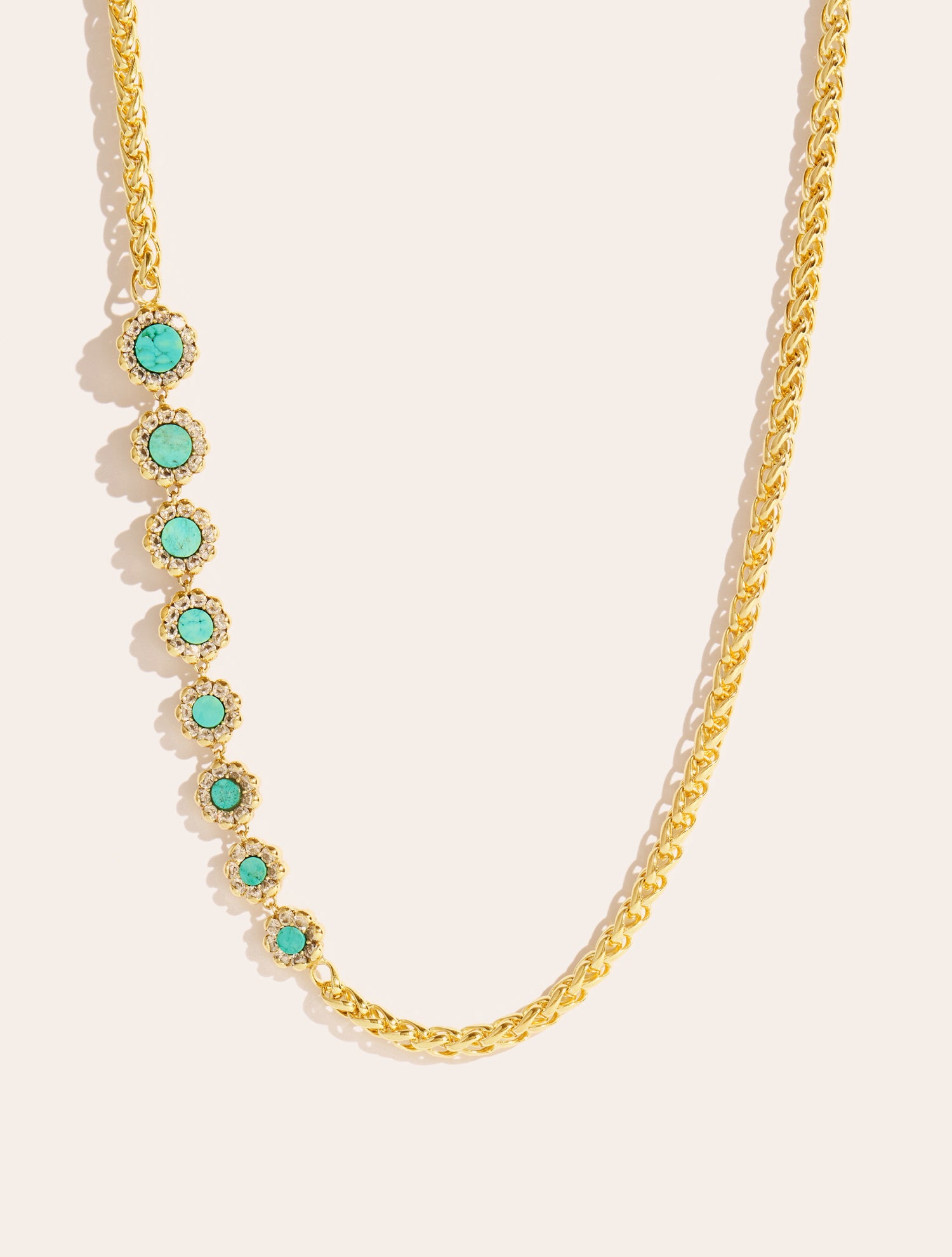 Rive d'or Necklace - Turquoise