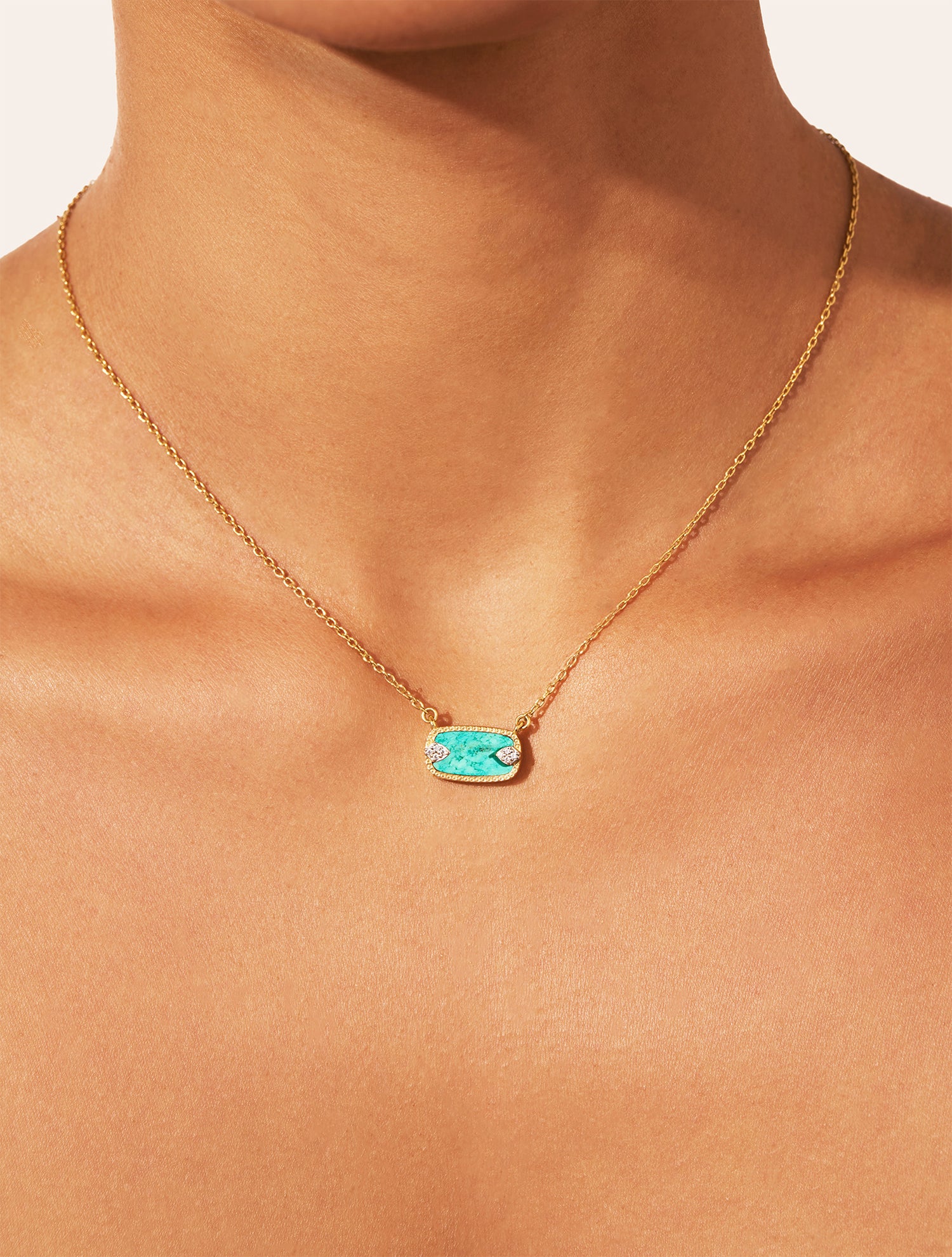 Collier Sangha - Turquoise