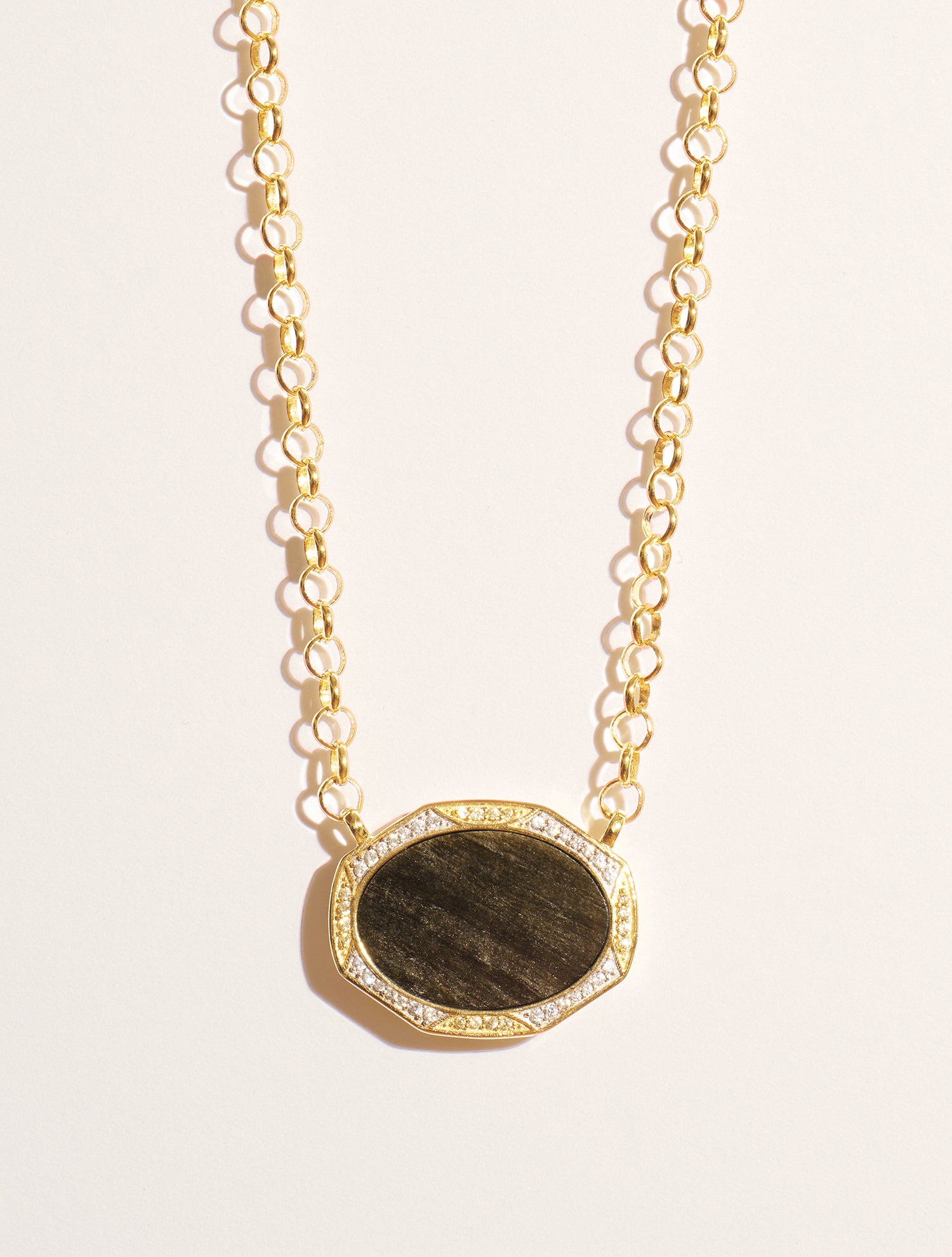Sinai Necklace - Golden Obsidian