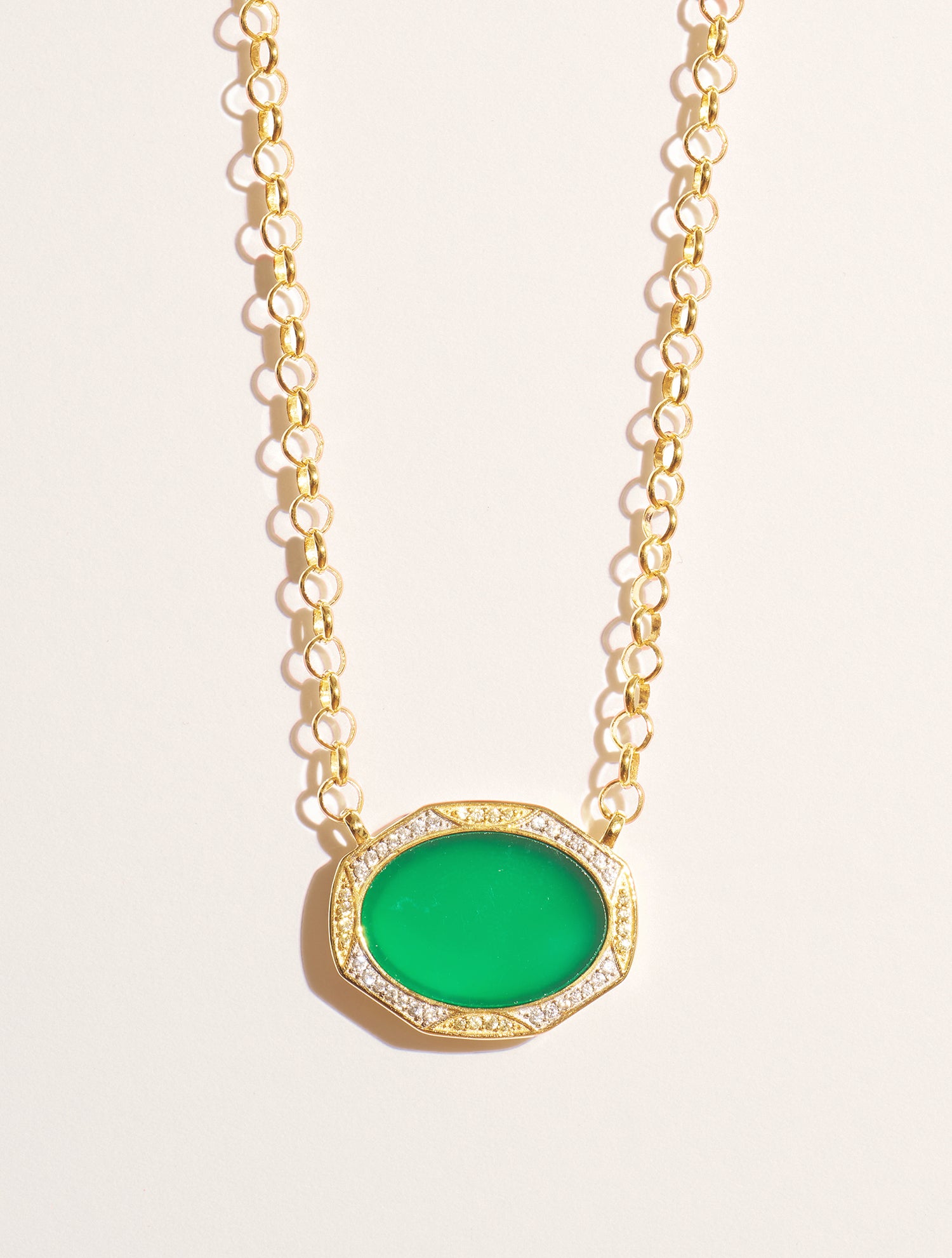 Collier Sinaï - Onyx Vert