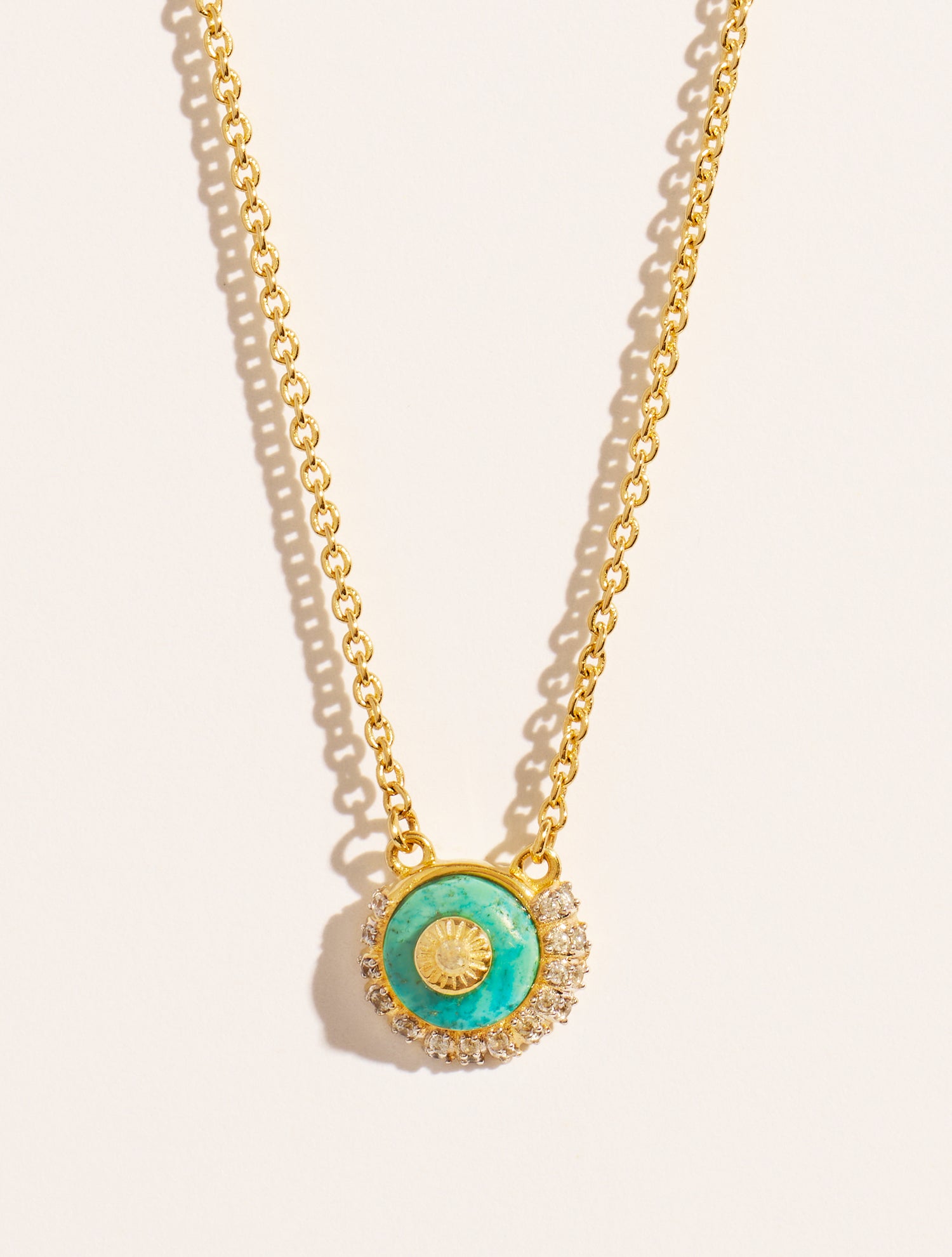 Shell necklace - Turquoise