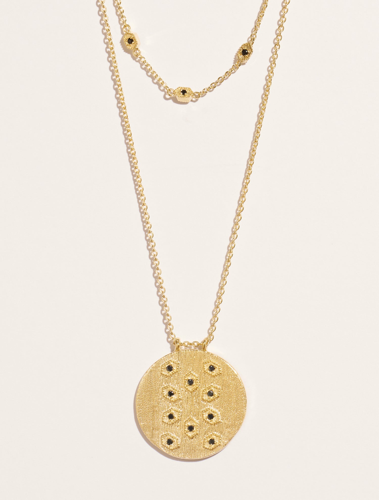 Collier Tara - Zircons Noirs