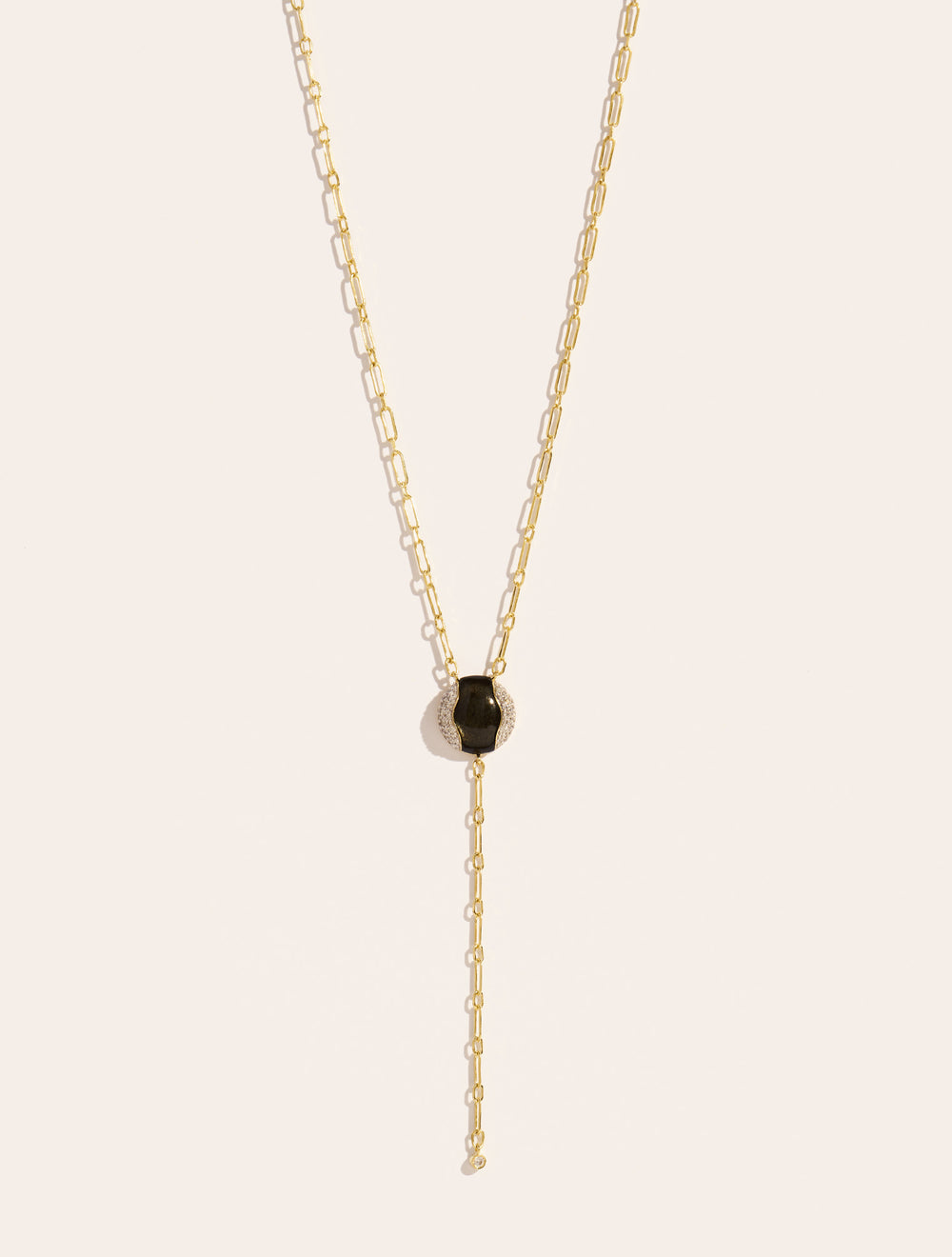 Collier Vertige - Obsidienne dorée