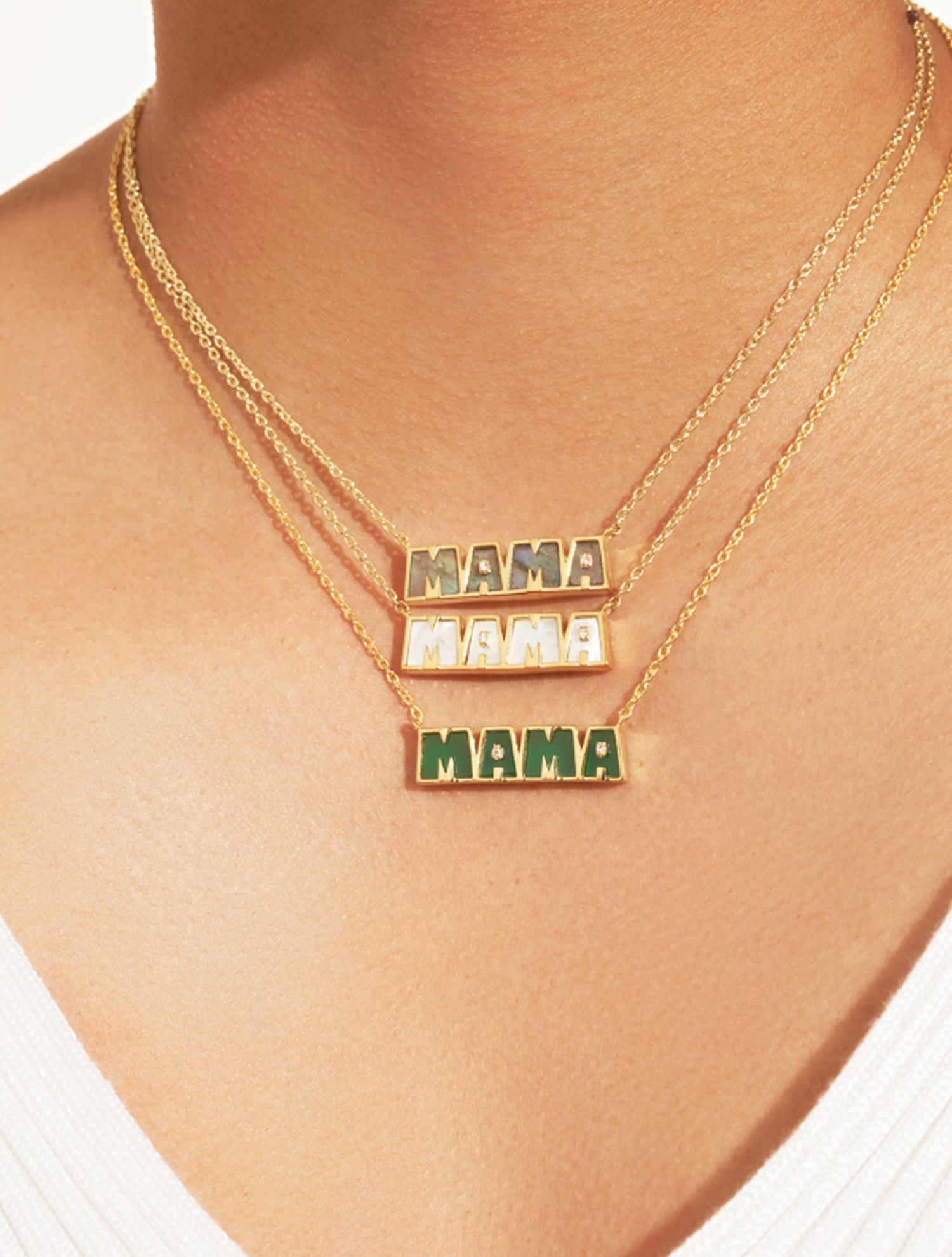 Collier Mama - Labradorite