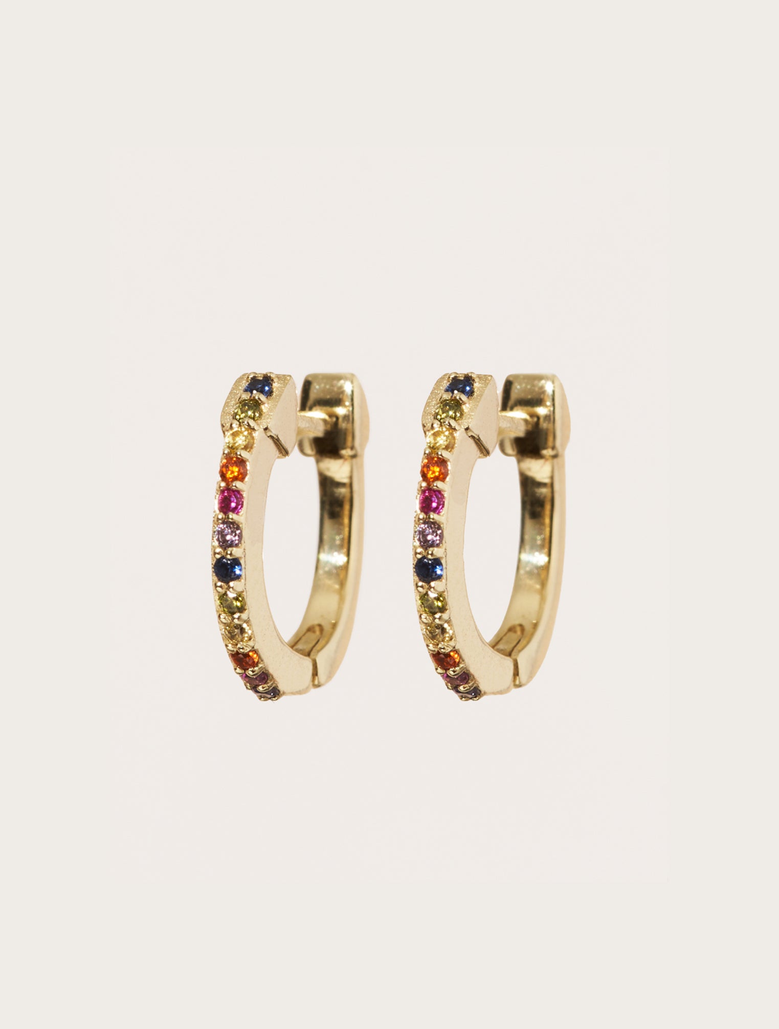 Bracelet Or 18k 750 - Tubes Or Et Zircons Bleu, Rouge, Vert - 17.5 Cm Neuf Avec étiquette