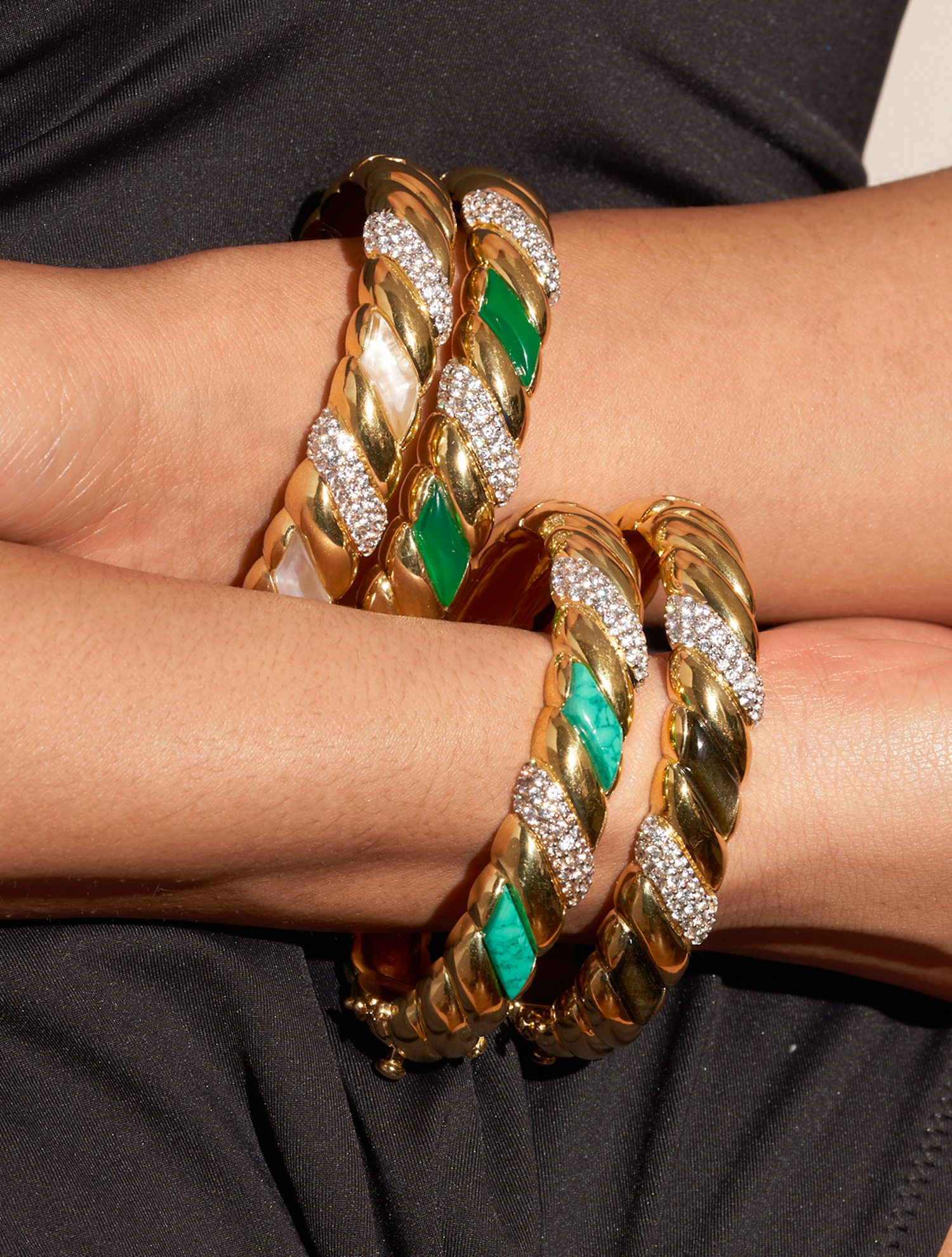 Jonc Amenza - Onyx Vert