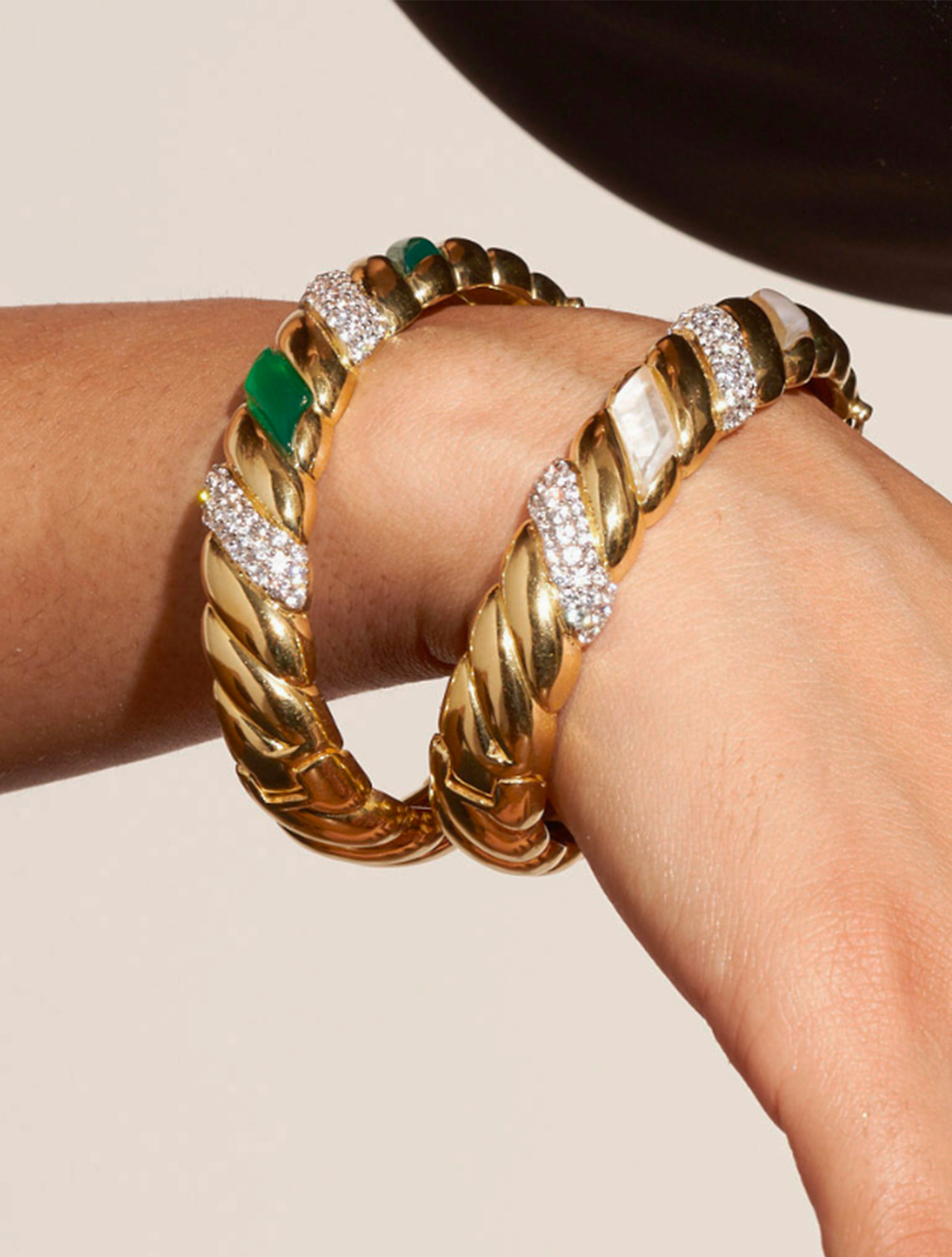 Jonc Amenza - Onyx Vert