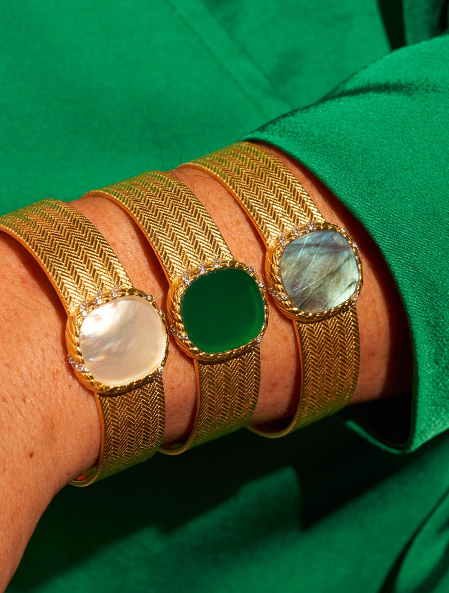 Jonc Dona - Onyx Vert