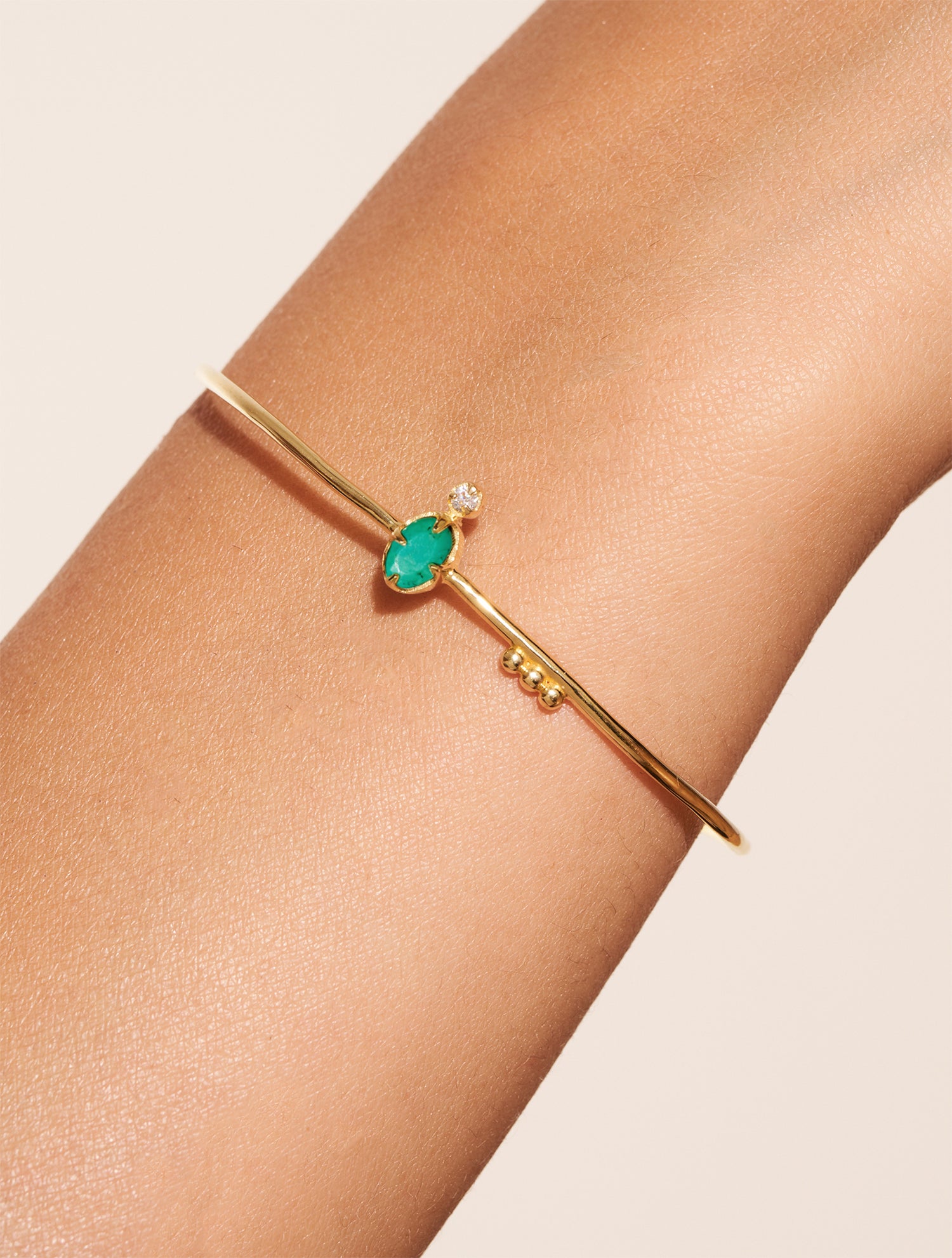 Jonc Mani - Turquoise