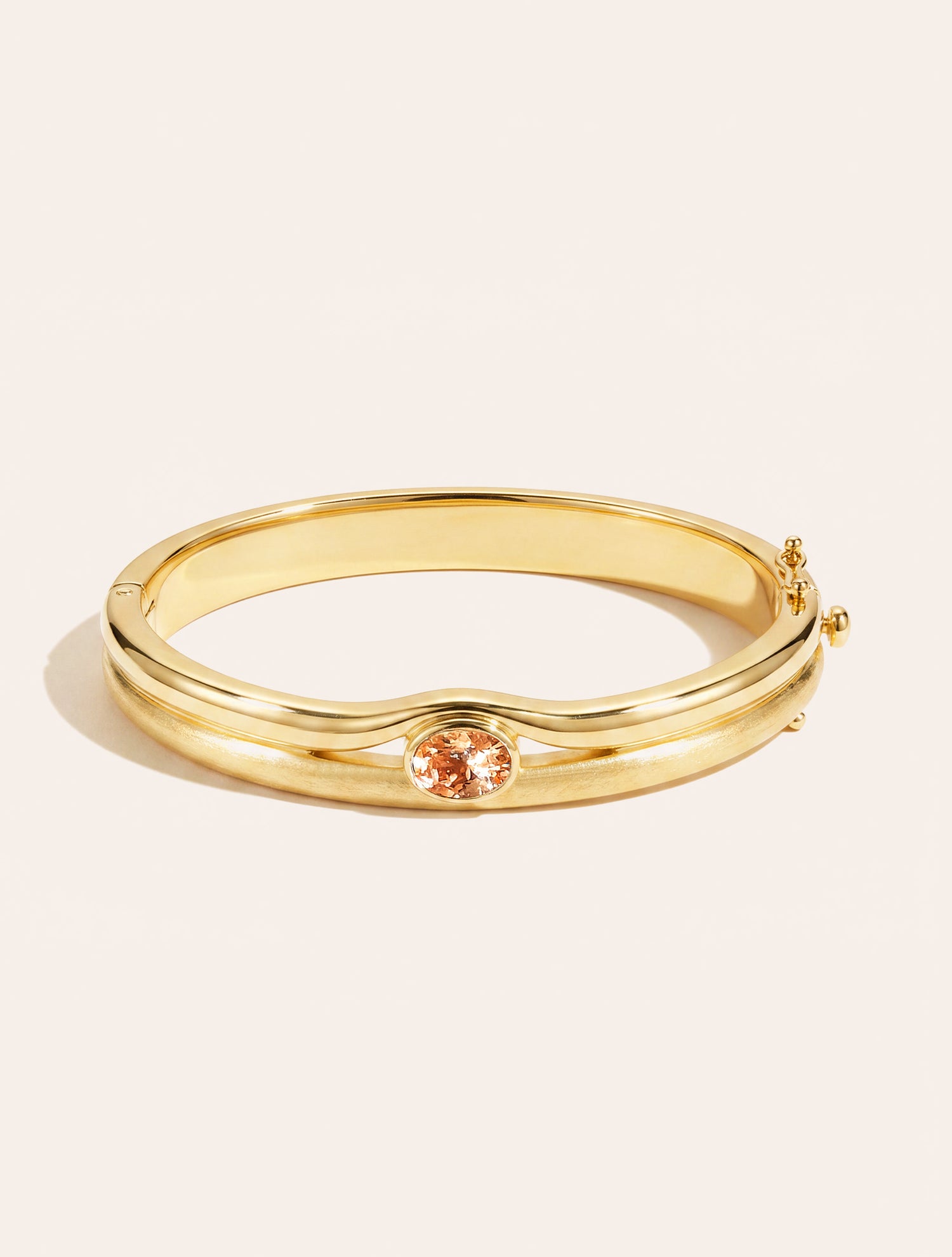 Jonc - Quartz coloré champagne - Riviera