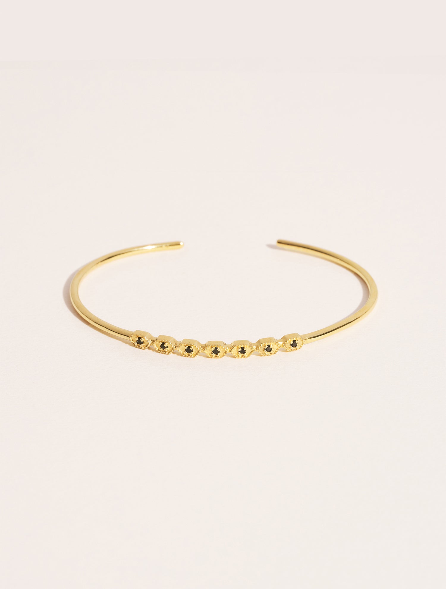 Jonc Tara - Zircons Noirs