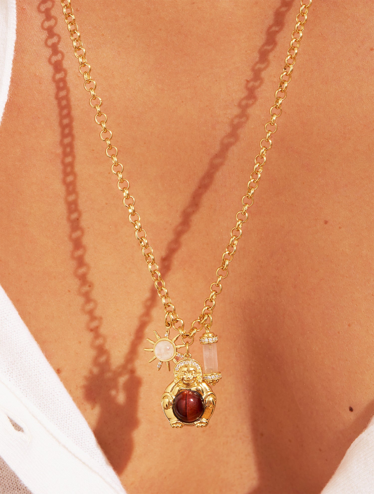 Précommande : Collier L'Amulette Œil de tigre - Karine Le Marchand