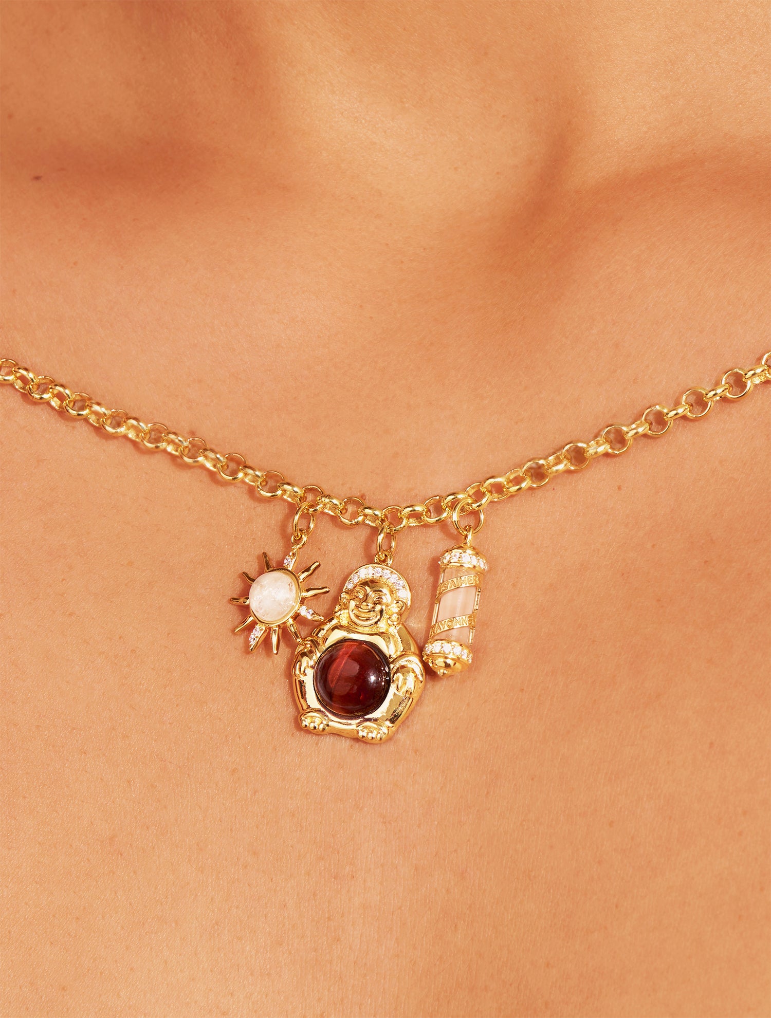 Tiger's Eye Amulet Necklace - Karine Le Marchand