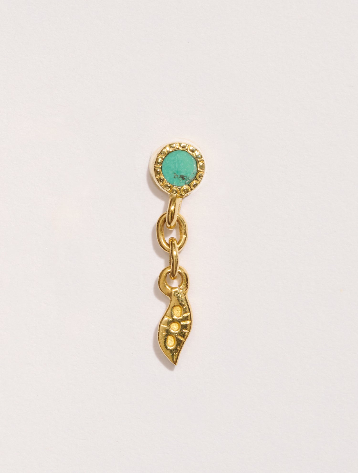 Mono Boucle d'oreille Mali - Turquoise