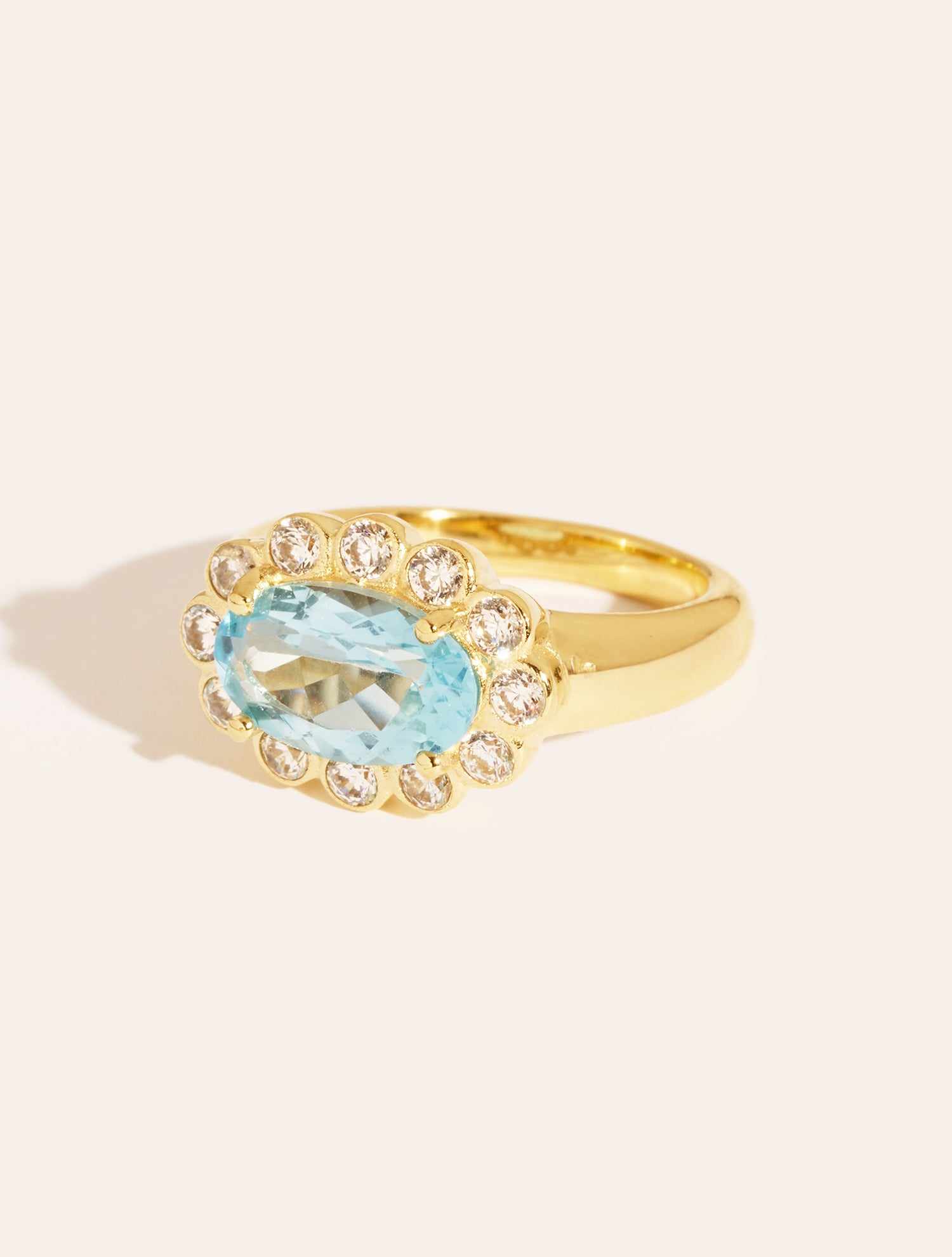 Blue Pinky Ring - Soleil sauvage II