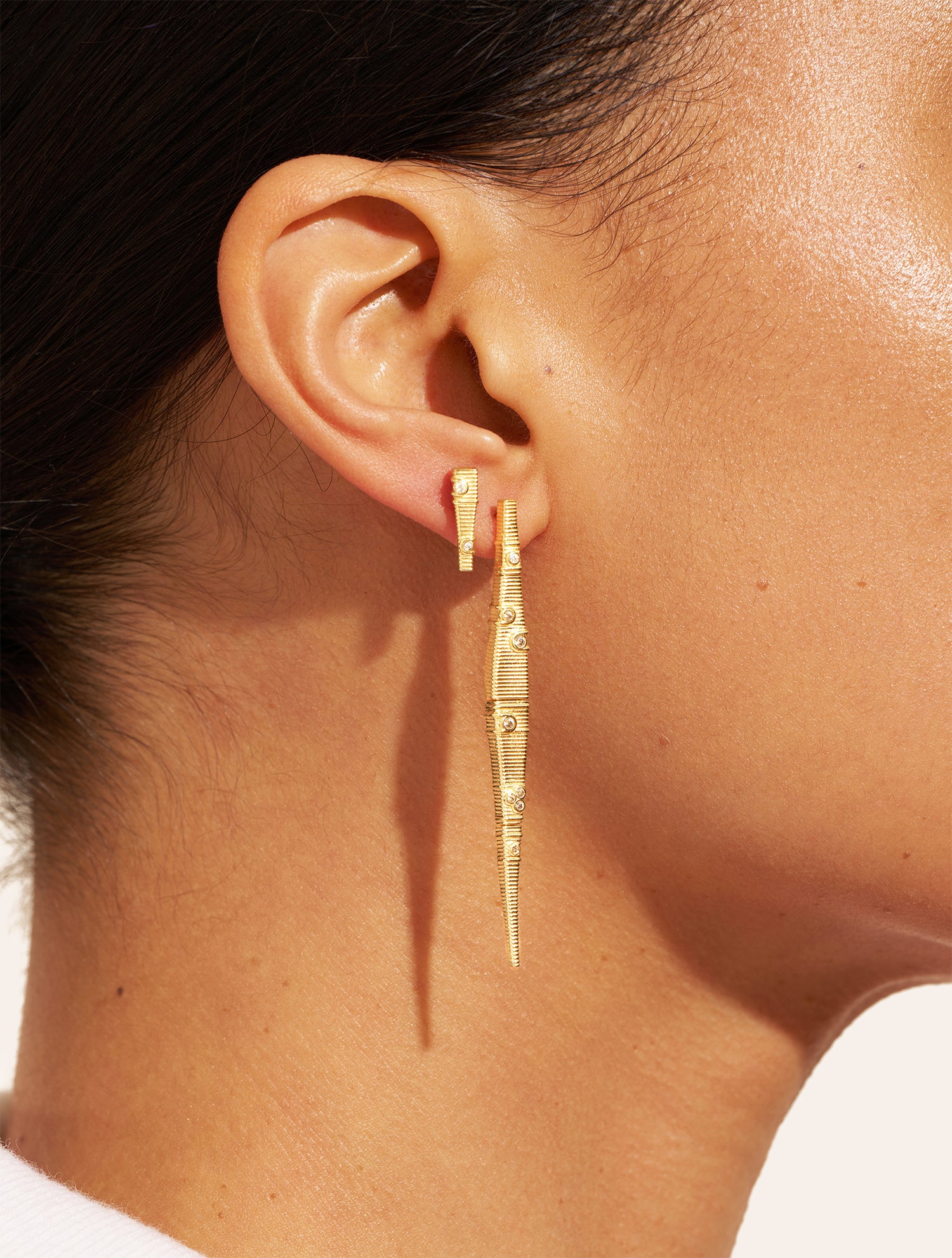 Boucles d'oreilles hippocampes - Soleil sauvage II