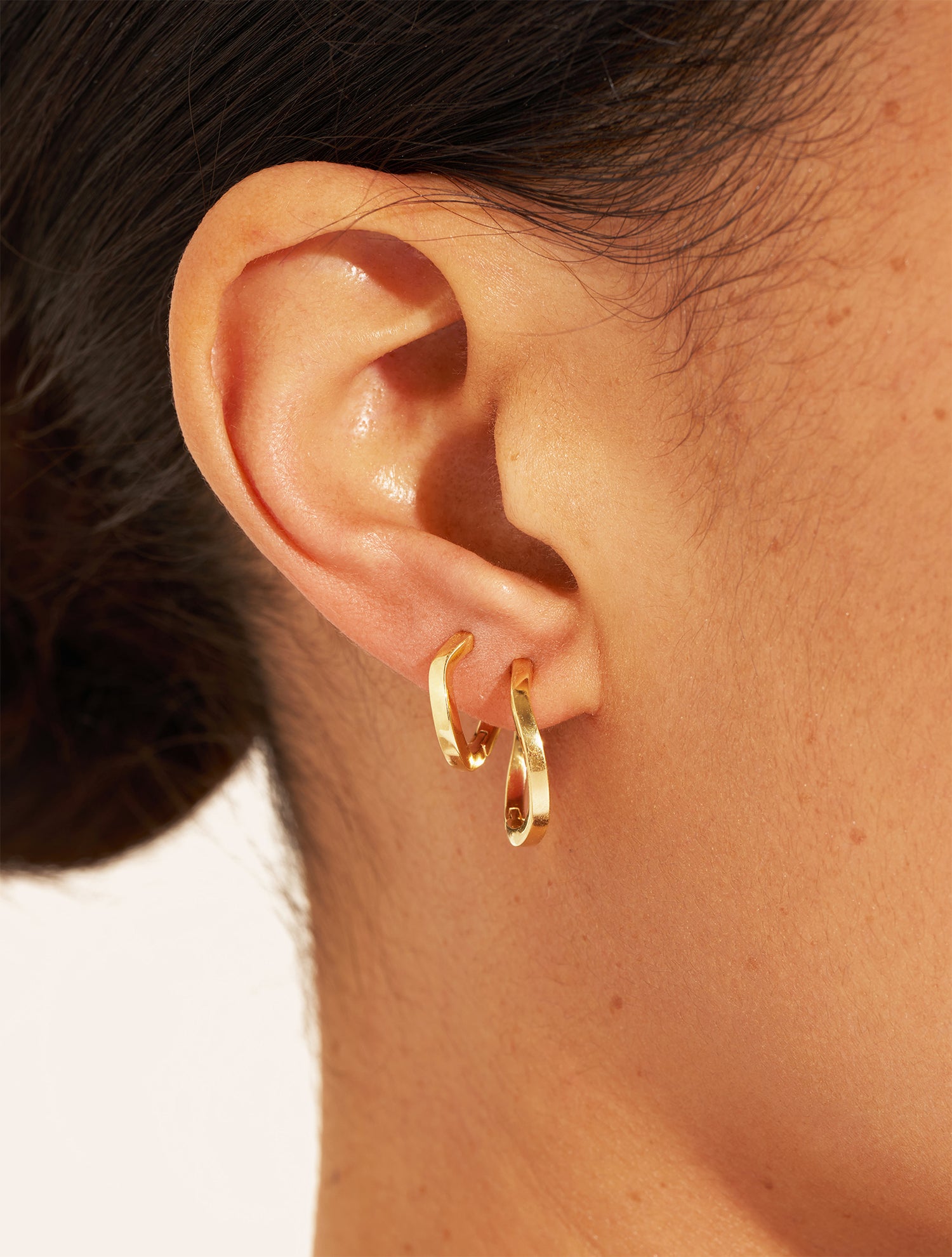 Midi wave earrings - Soleil sauvage II