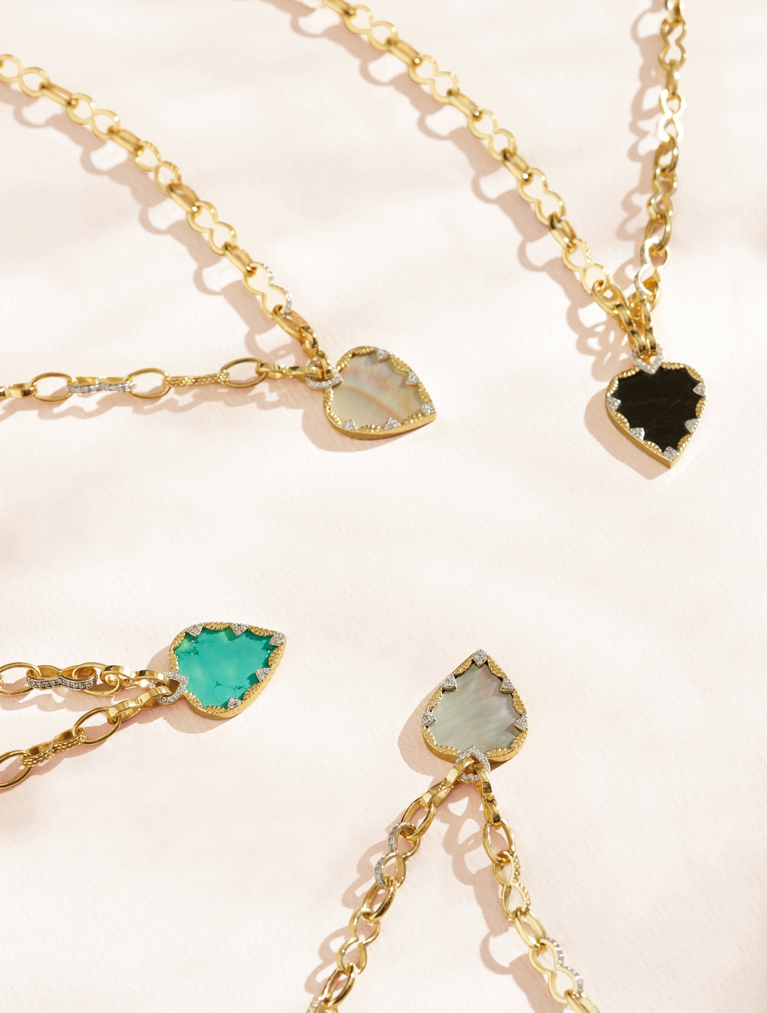 Sautoir Lima - Onyx Texturé