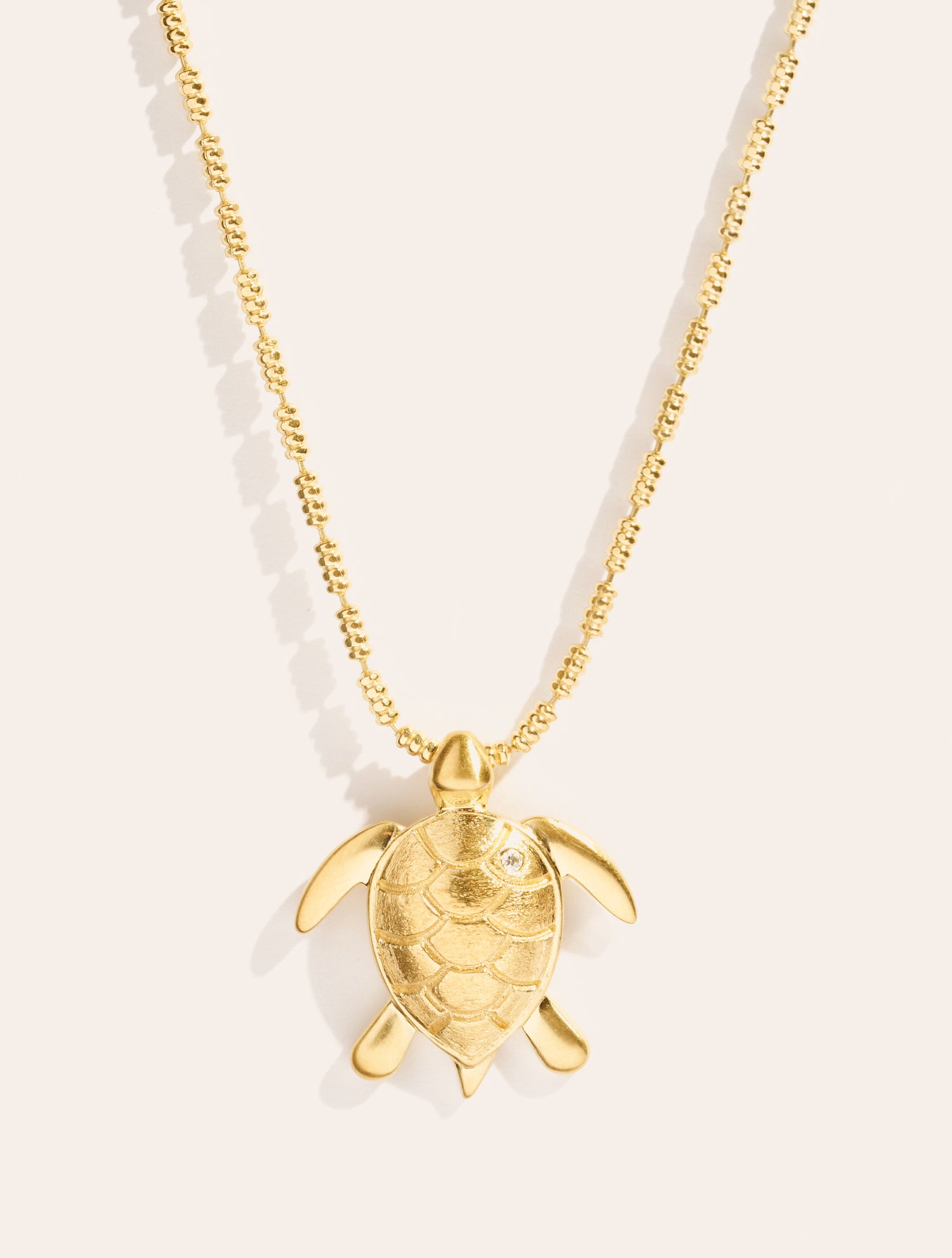 Sautoir tortue - Soleil sauvage II