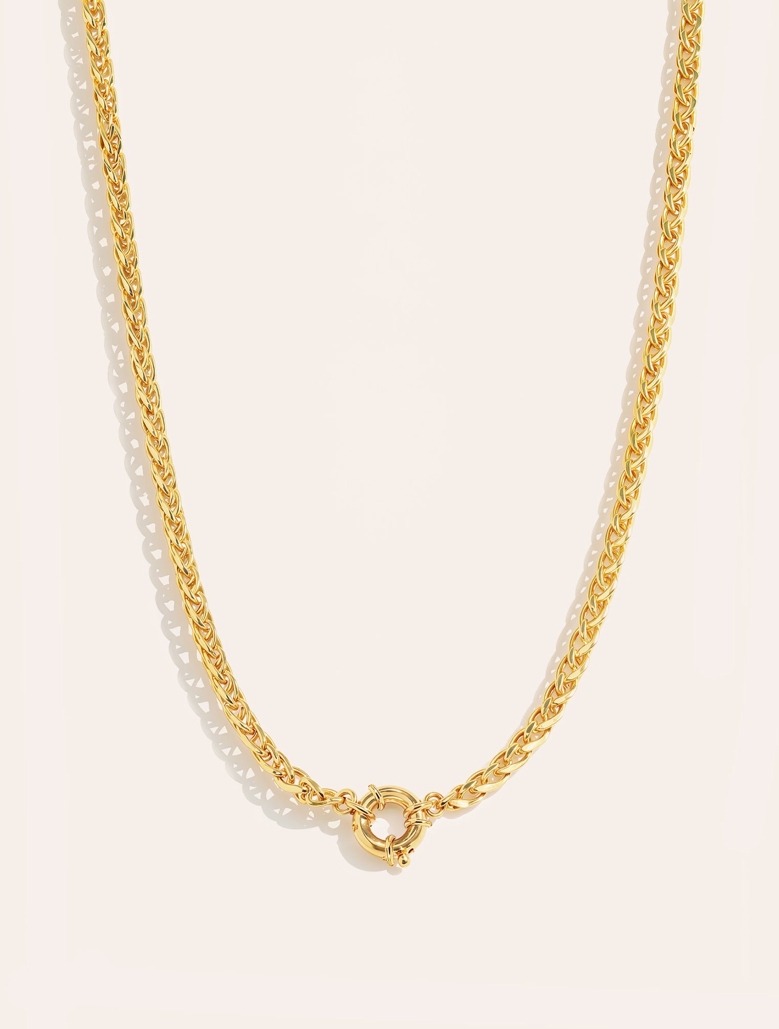Palm Chain | Be Maad - Palm chain in 18K gold-plated brass