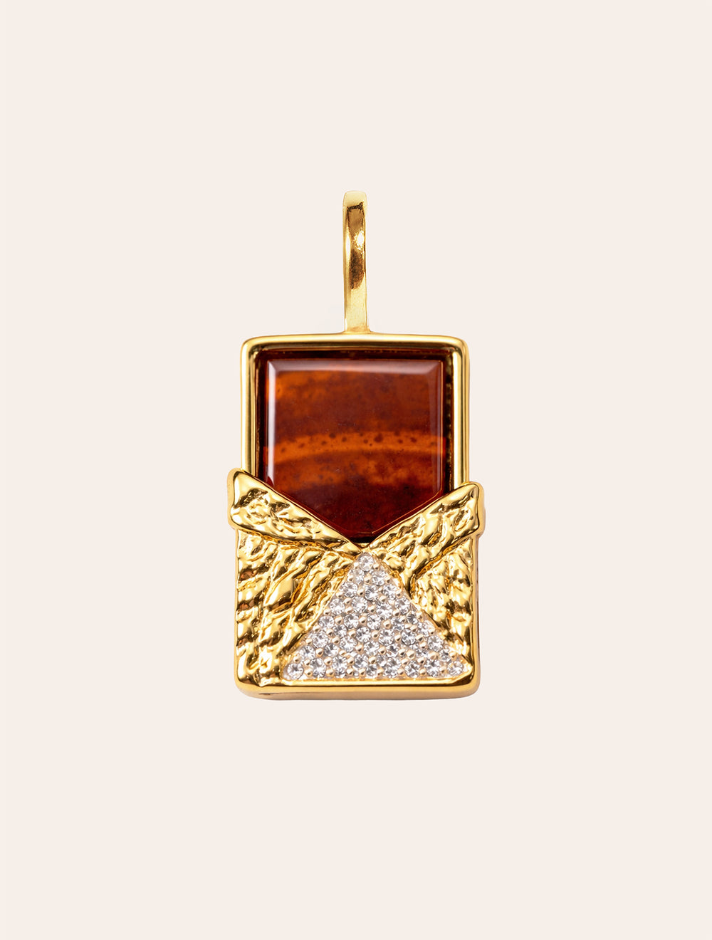 Pendentif Toteme - Chocolat