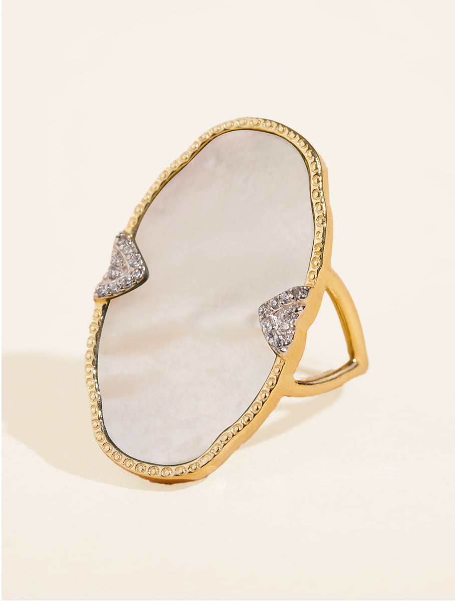 Belize Ring - Mother of Pearl