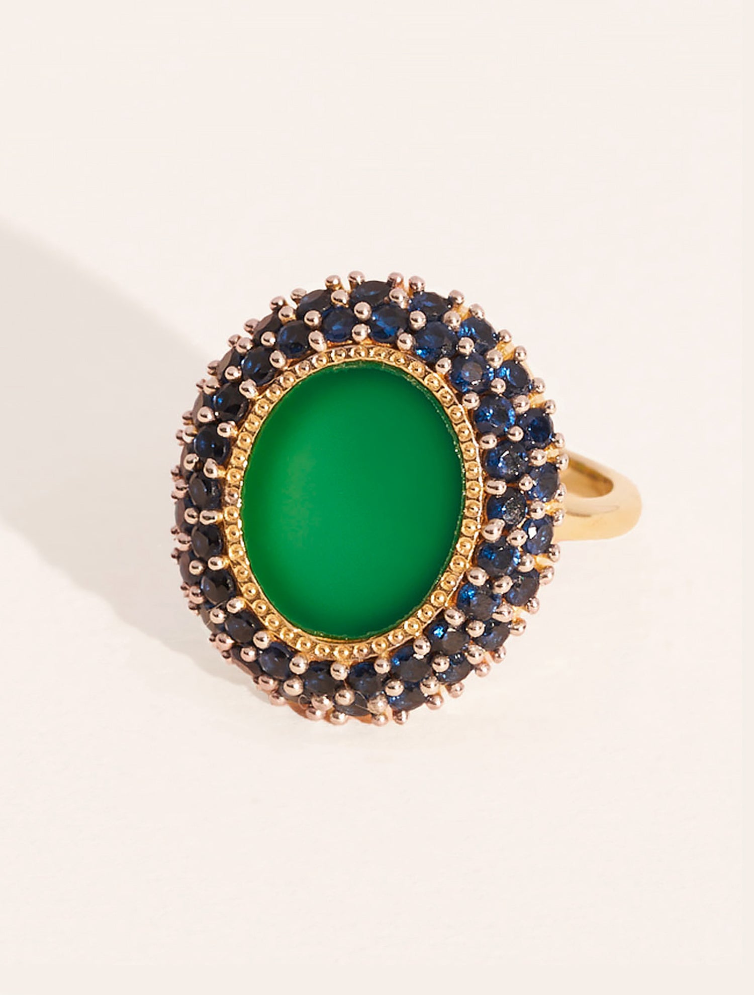 Mirage Ring - Green Onyx