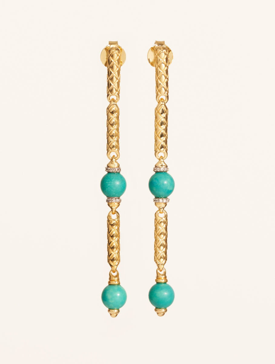 Boucles d'oreilles Oro - Chrysocolle
