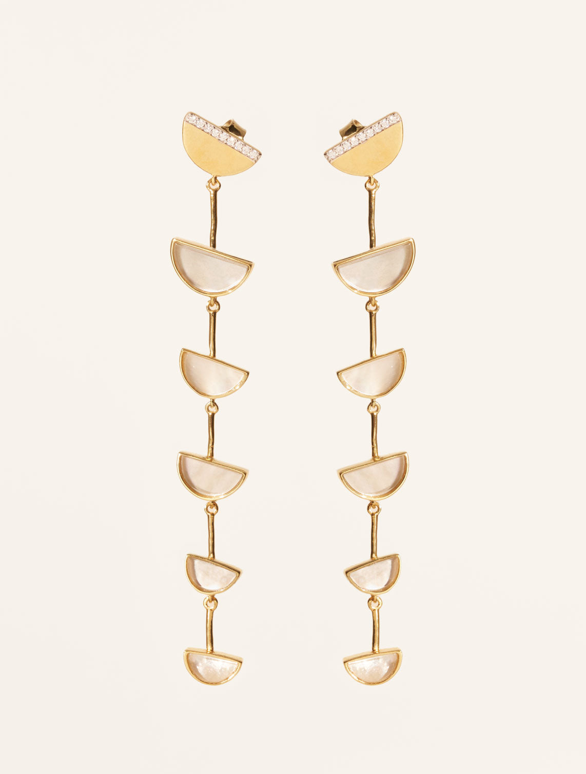 Boucles d'oreilles Seema - Nacre