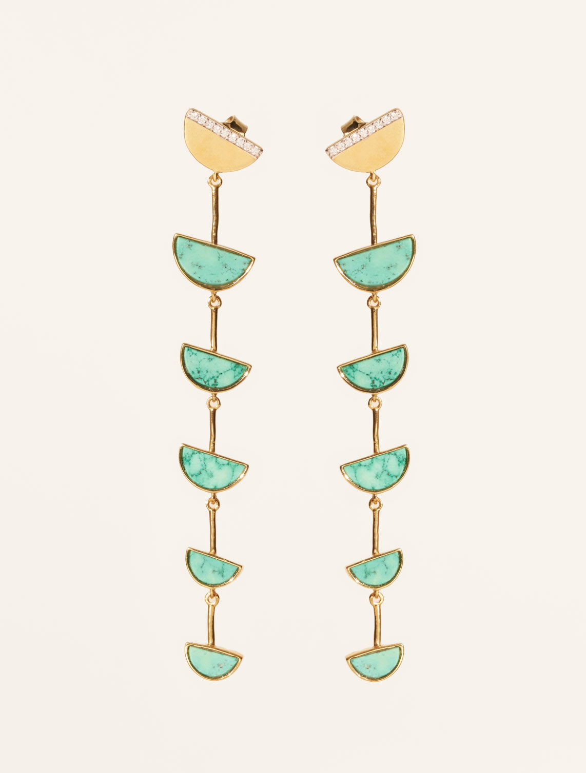 Boucles d'oreilles Seema - Turquoise