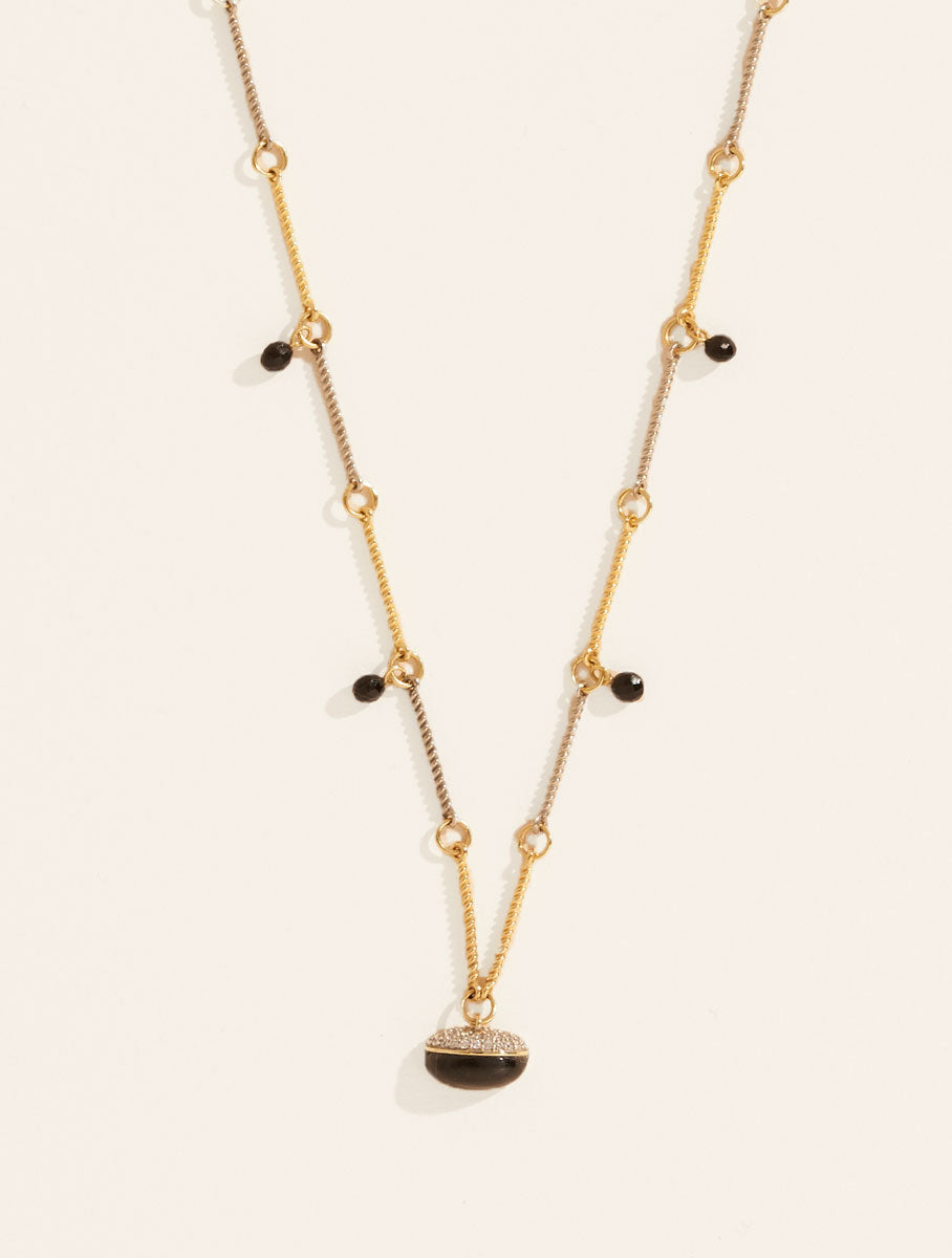 Mirage Necklace - Textured Onyx