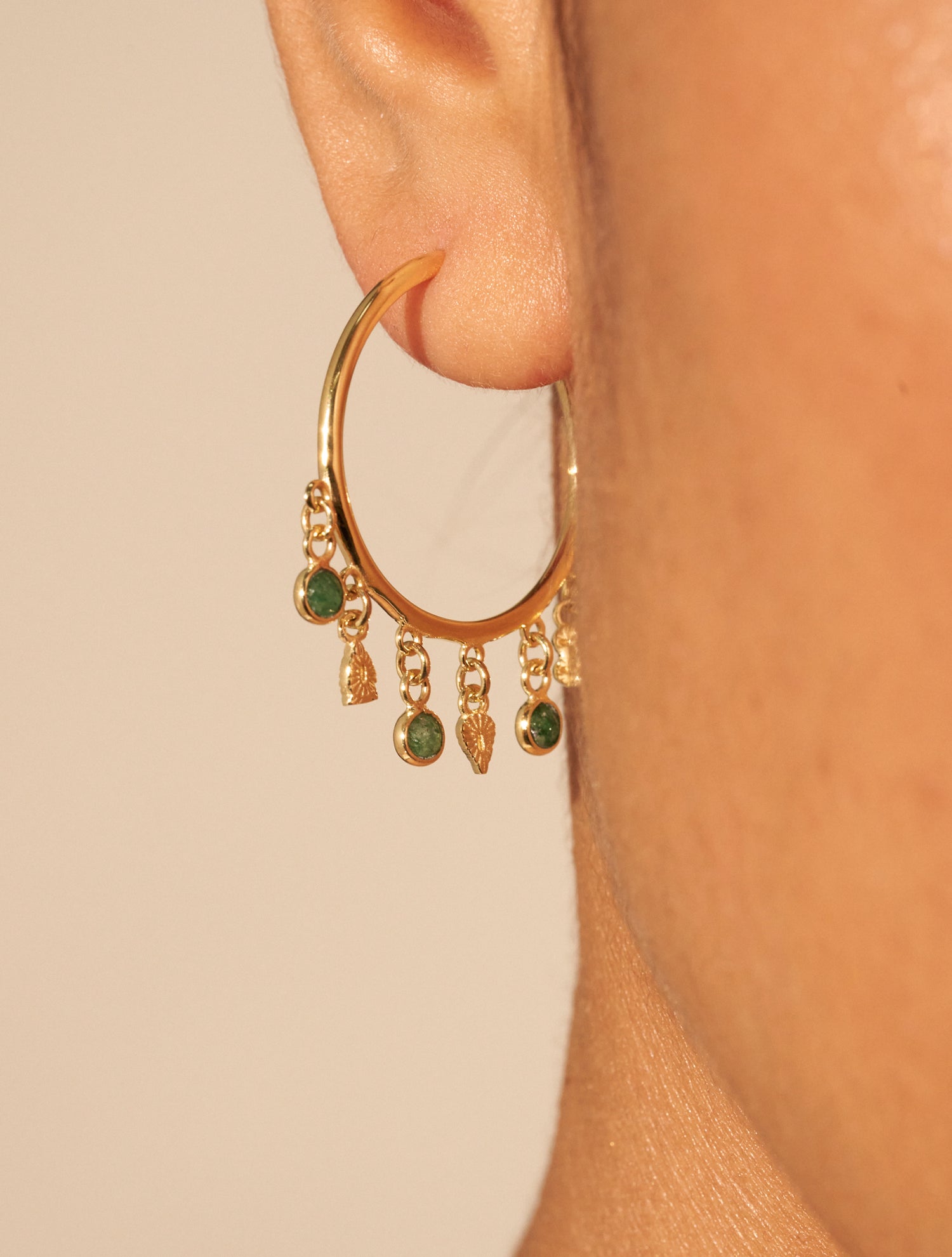 Boucles d'oreilles Nati - Aventurine